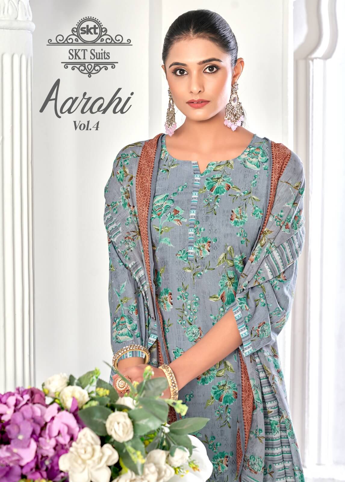 SKT Suits Aarohi Vol 4 Cotton Dress Materials Catalog collection 15