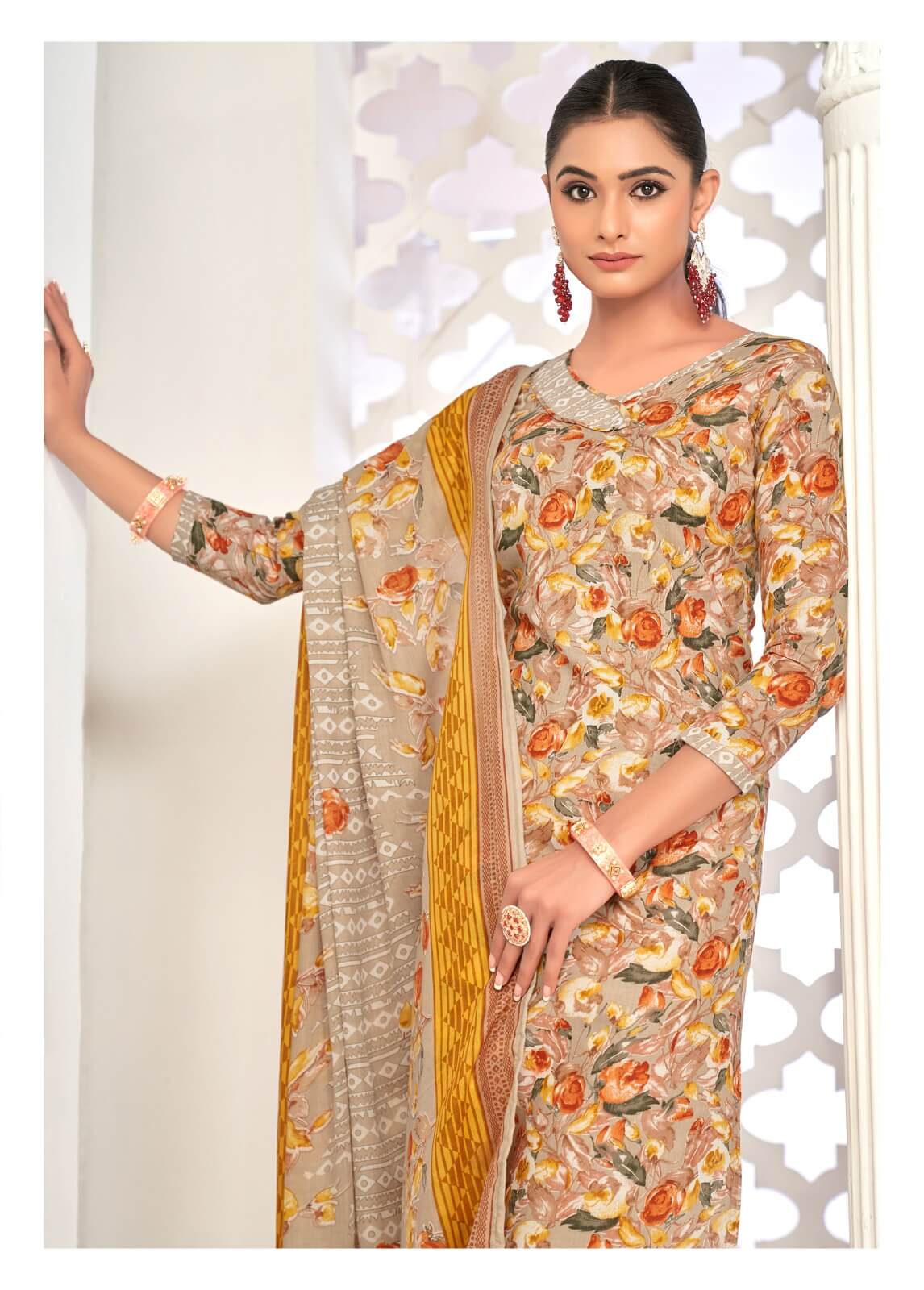 SKT Suits Aarohi Vol 4 Cotton Dress Materials Catalog collection 4