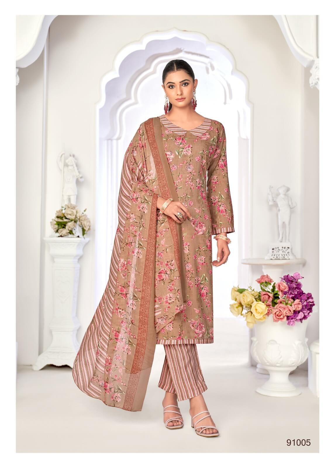 SKT Suits Aarohi Vol 4 Cotton Dress Materials Catalog collection 1