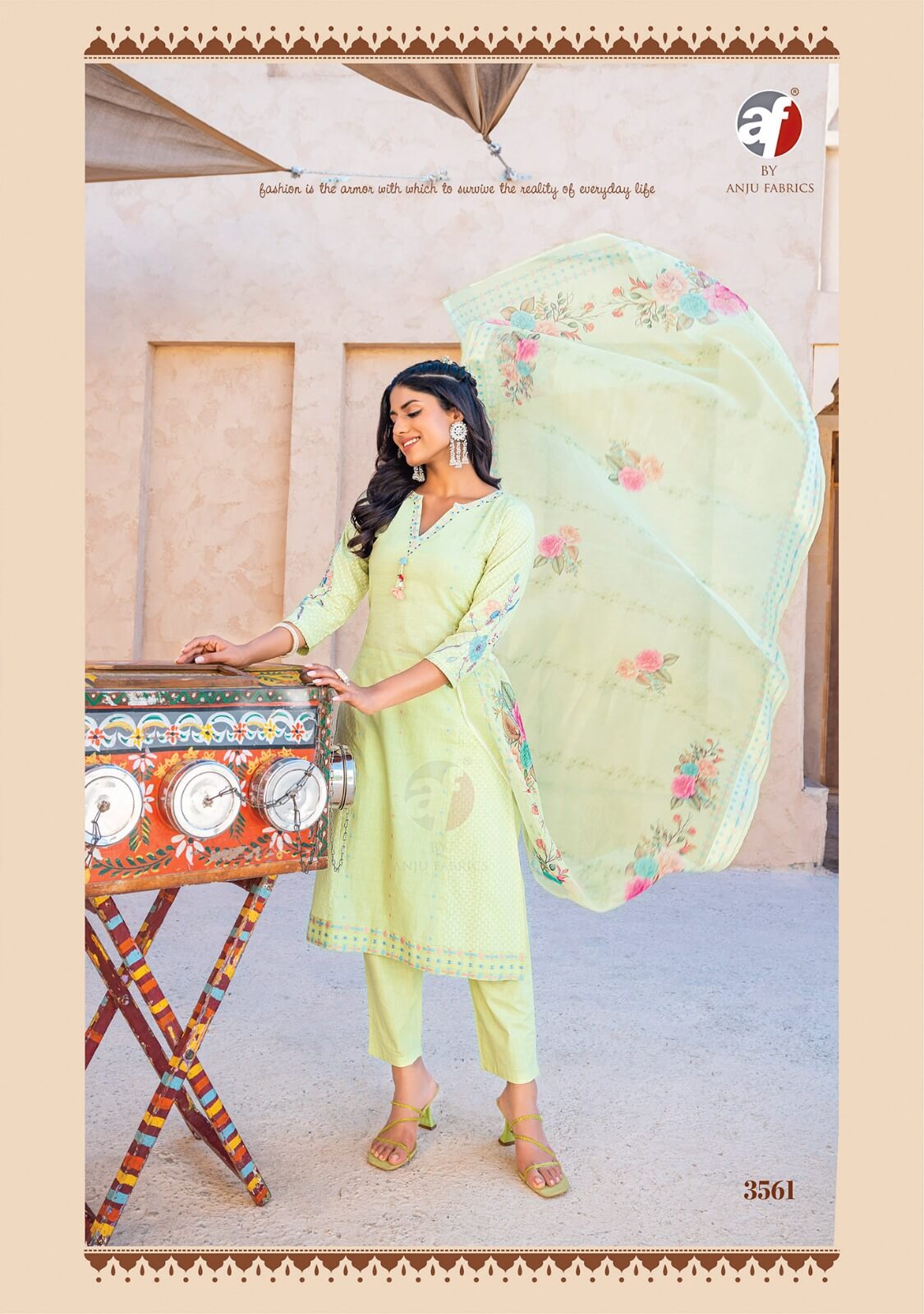 Anju Fabrics Sargam Cotton Salwar Kameez Catalog collection 8