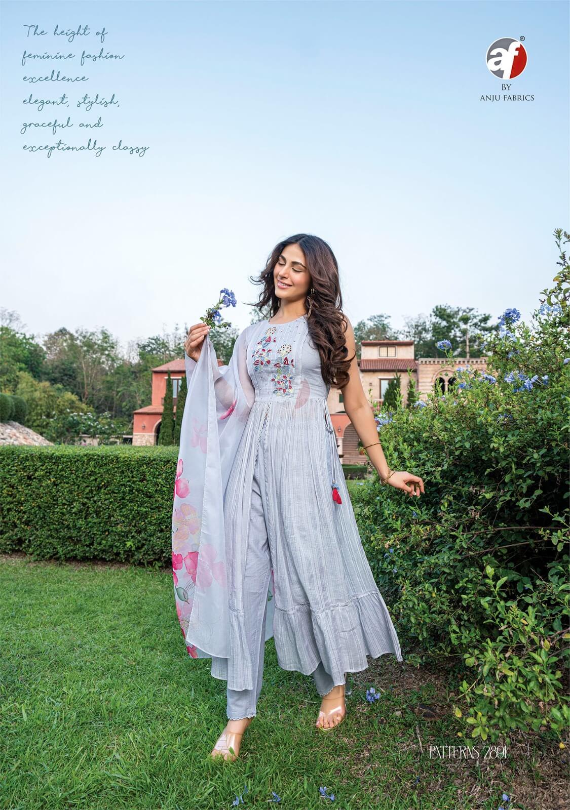 Anju Fabrics Patterns Vol 2 Cotton Salwar Kameez Catalog collection 3