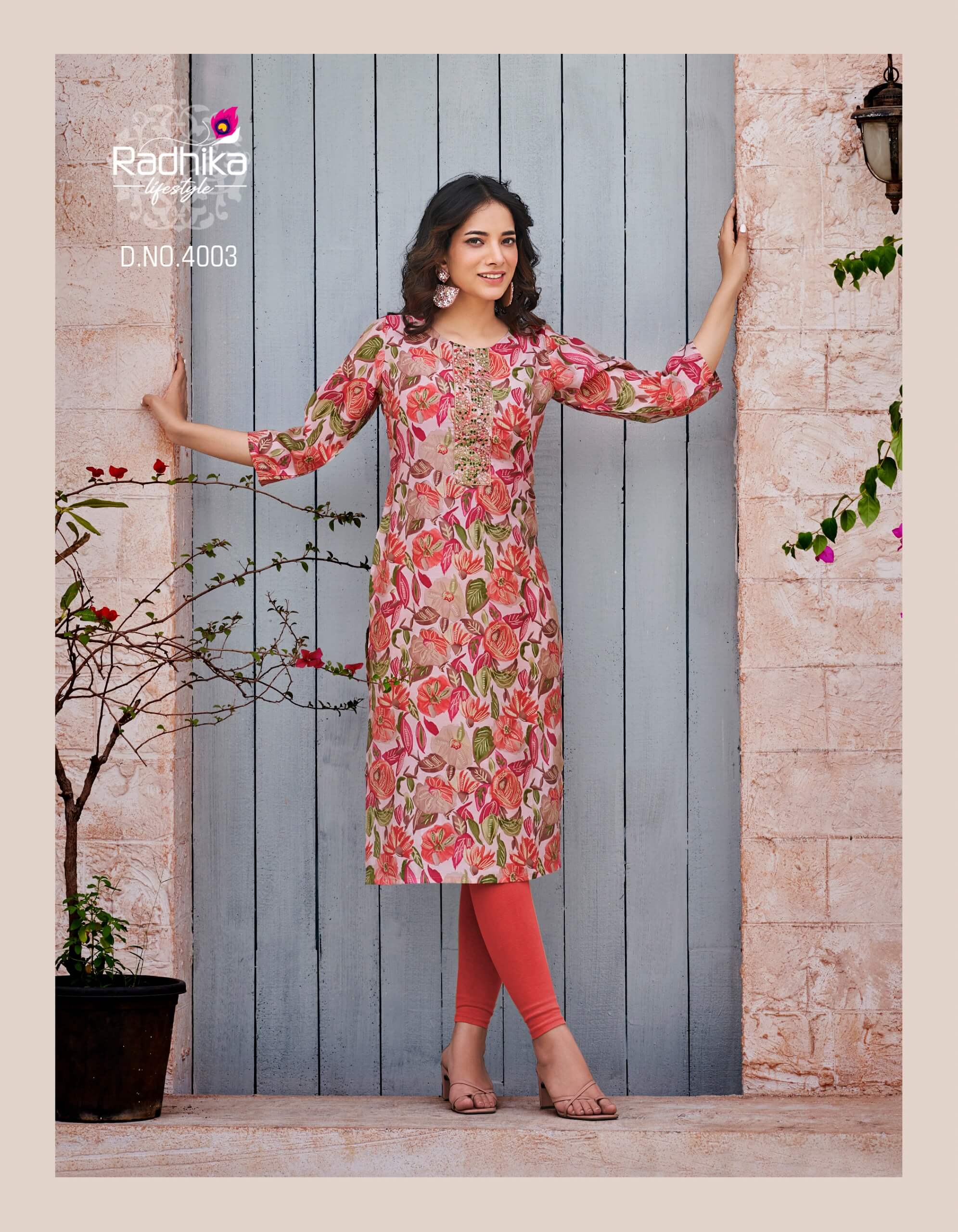 Radhika Lifestyle Charming vol 4 Casual Wear Kurti Catalog collection 3