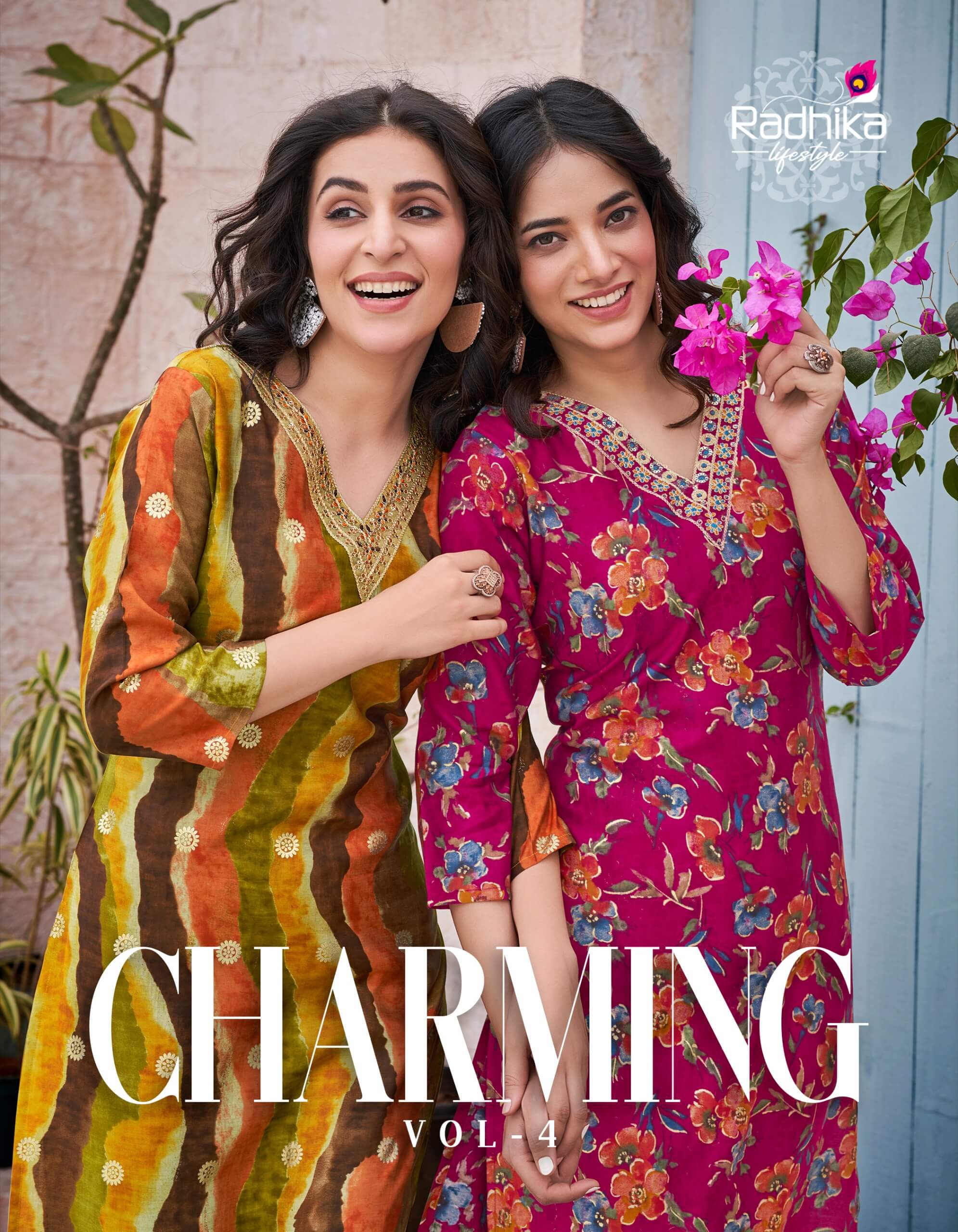 Radhika Lifestyle Charming vol 4 Casual Wear Kurti Catalog collection 11