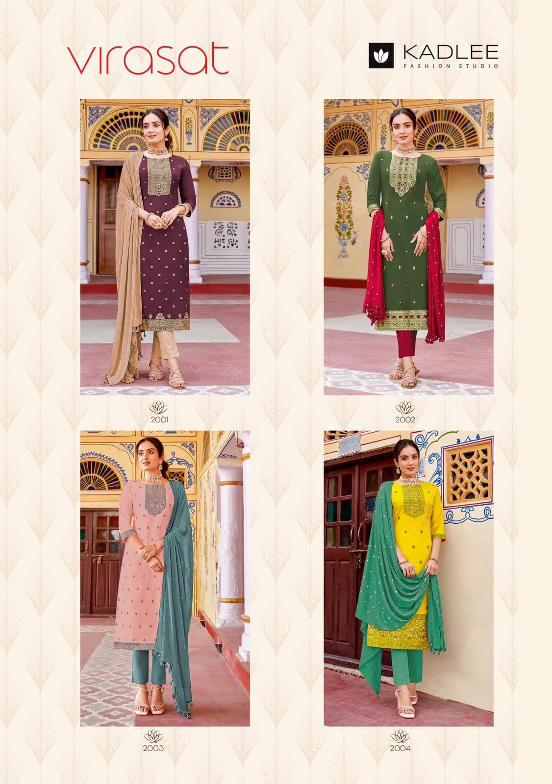 Kadlee Virasat Churidar Salwar Suits Catalog collection 6