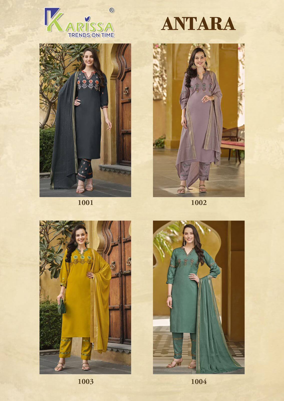 Karissa Antara Embroidery Salwar Kameez Catalog collection 5