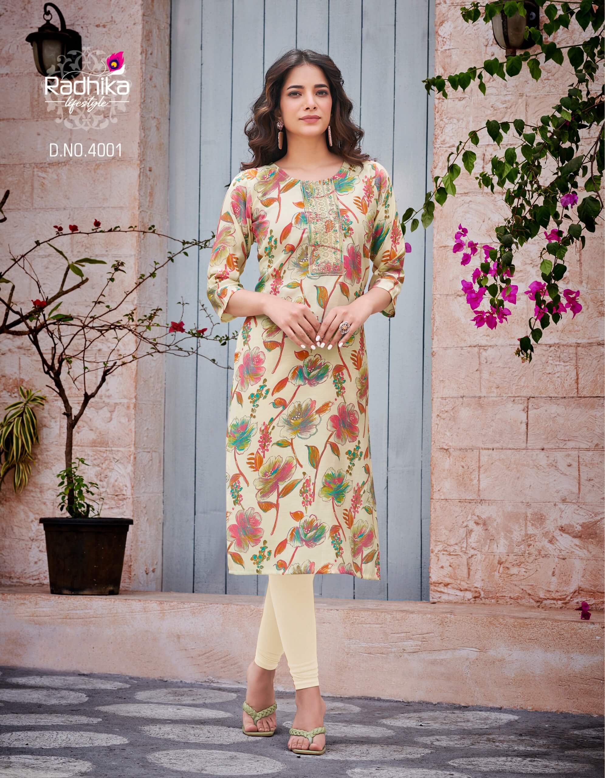 Radhika Lifestyle Charming vol 4 Casual Wear Kurti Catalog collection 1