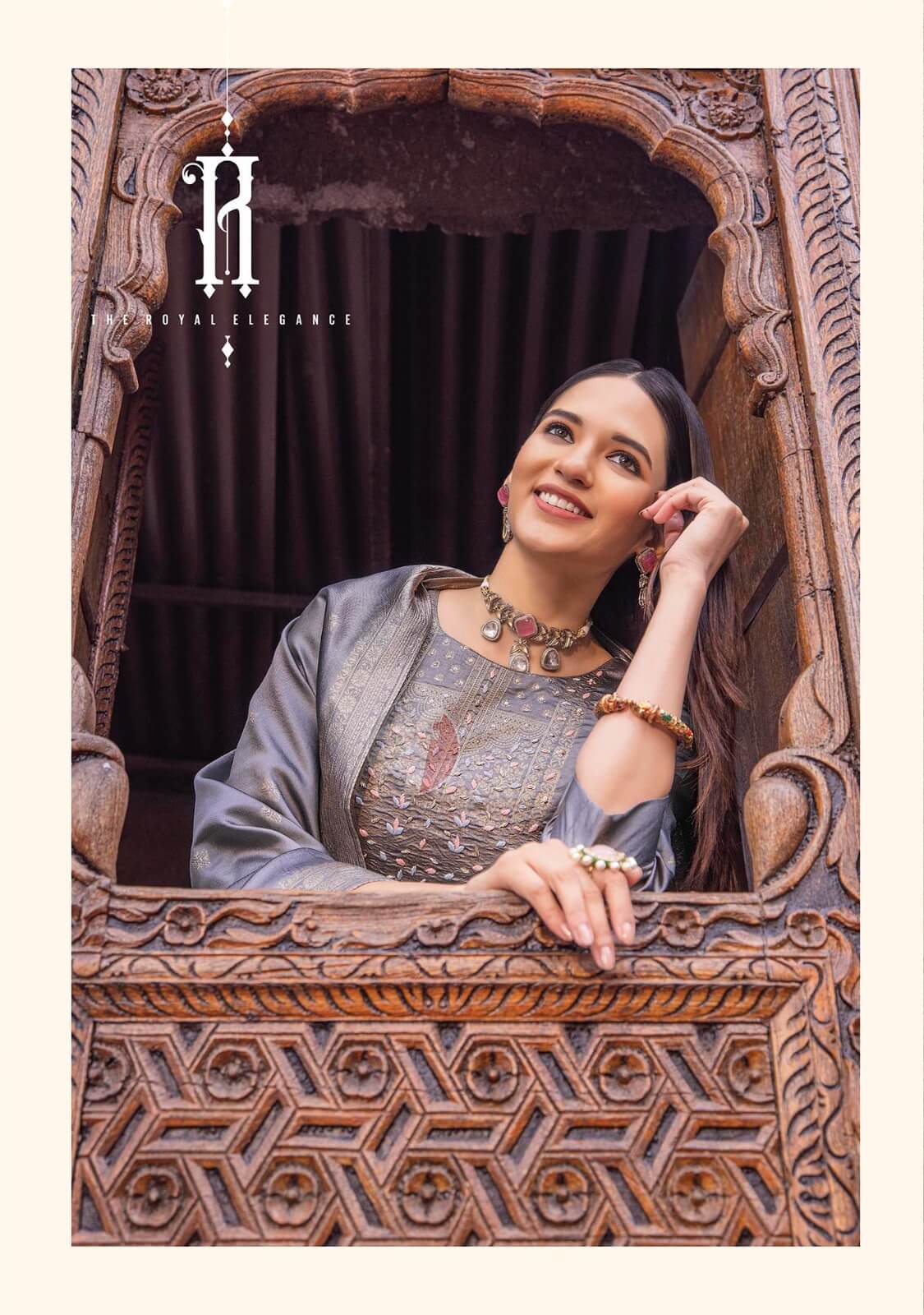 Anju Fabrics Haseen Pal Vol 9 Anarkali Suits Catalog collection 11