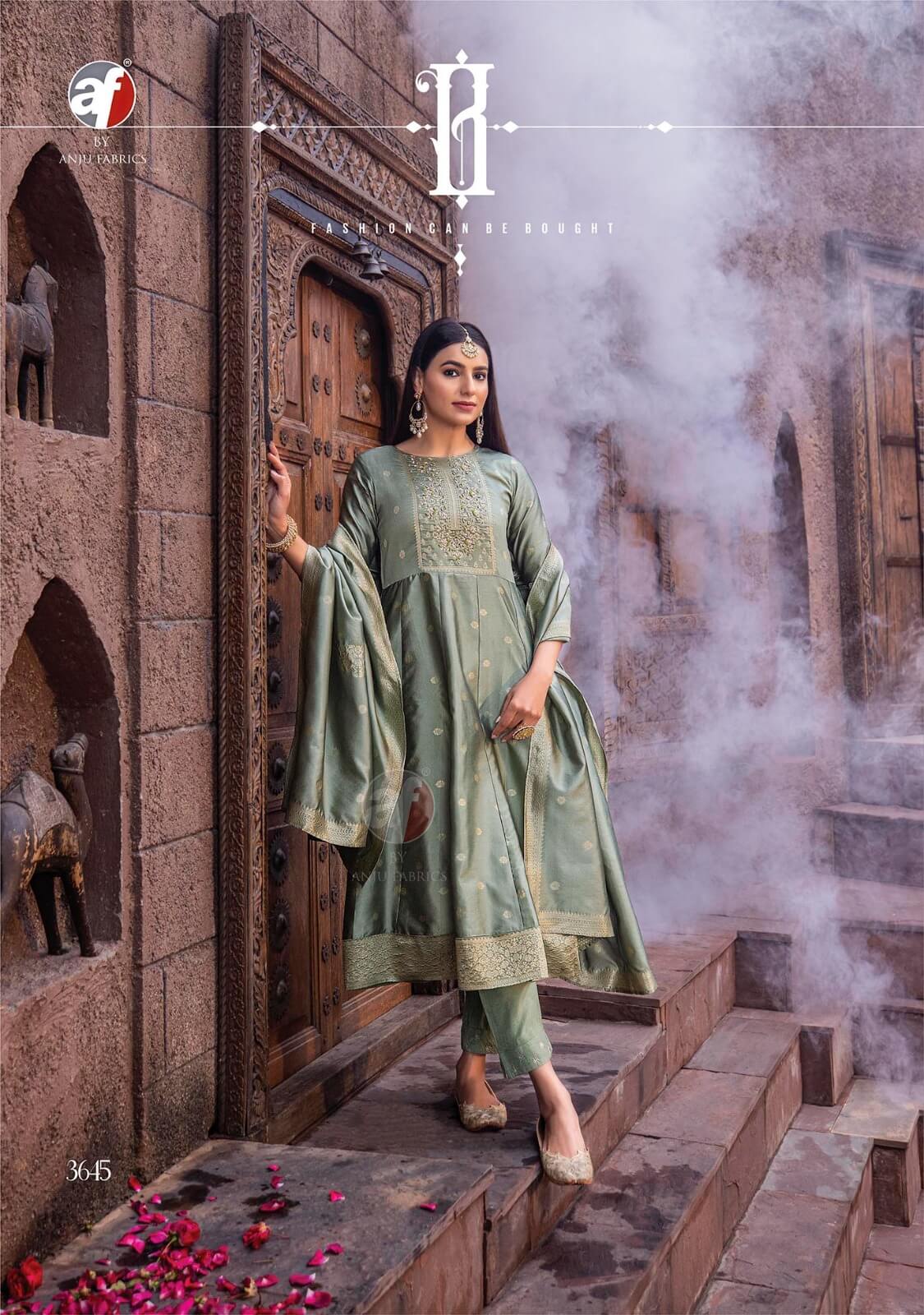 Anju Fabrics Haseen Pal Vol 9 Anarkali Suits Catalog collection 1