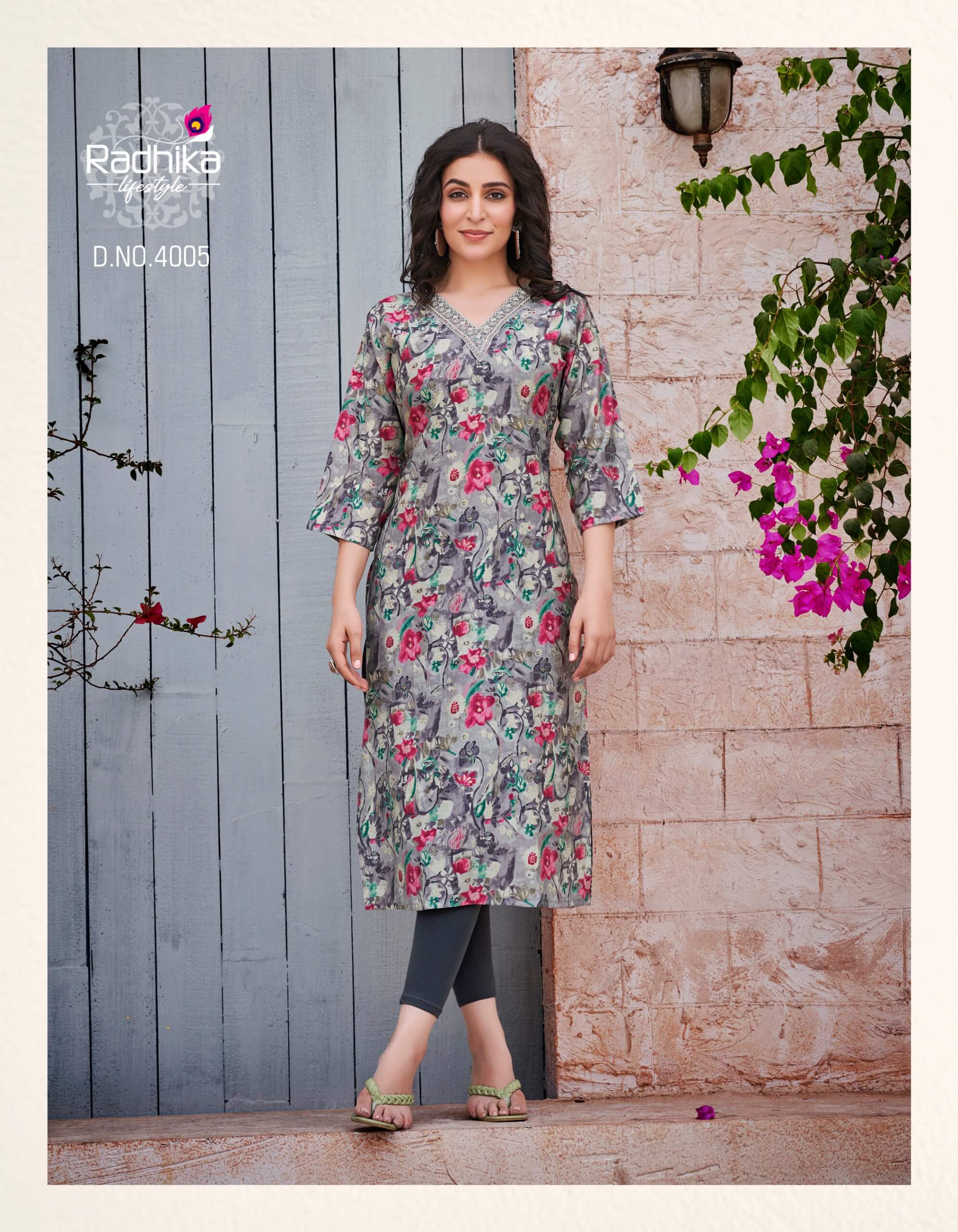 Radhika Lifestyle Charming vol 4 Casual Wear Kurti Catalog collection 4