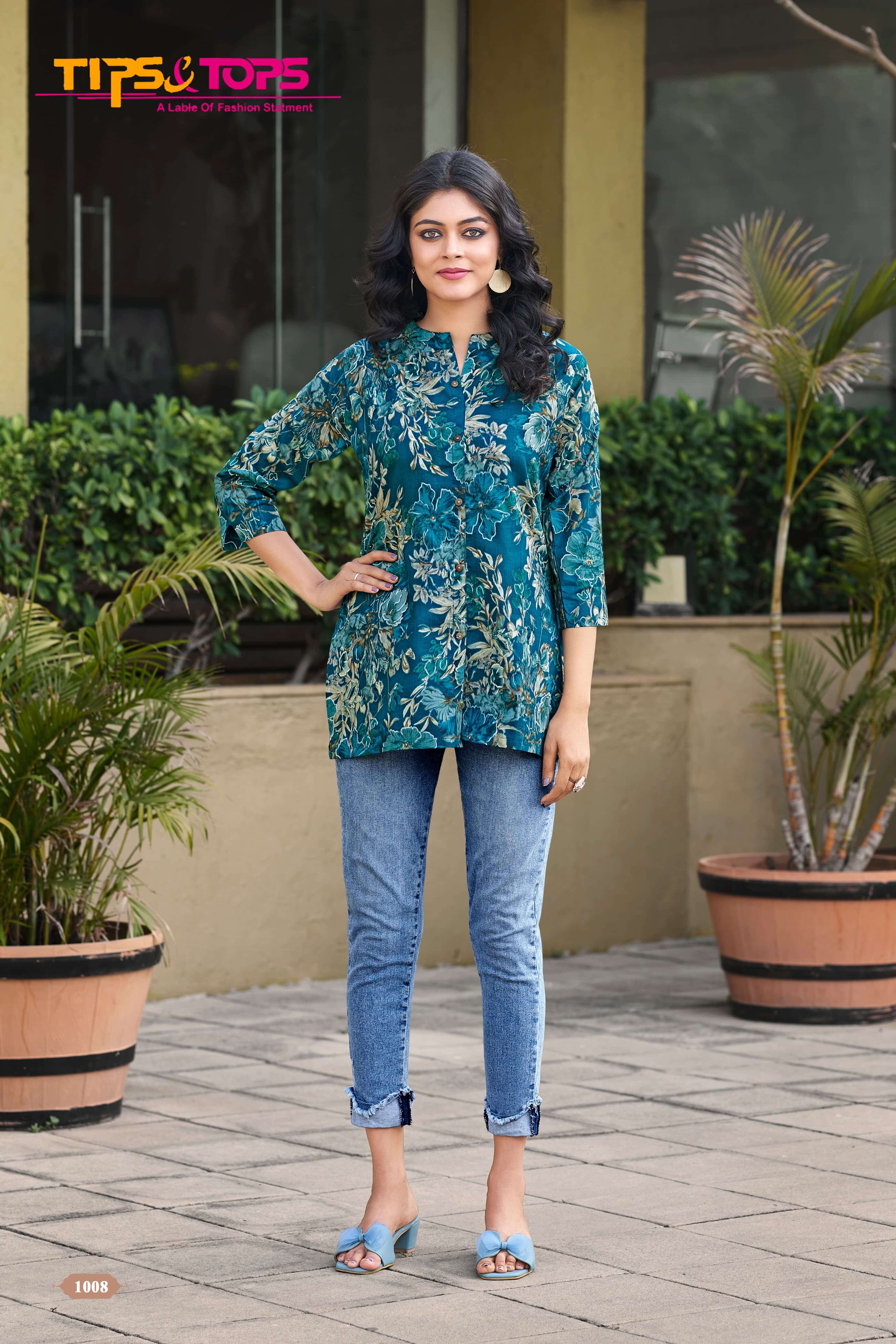 Tips And Tops Cotton Shorties Vol 4 Ladies Tops Catalog collection 7