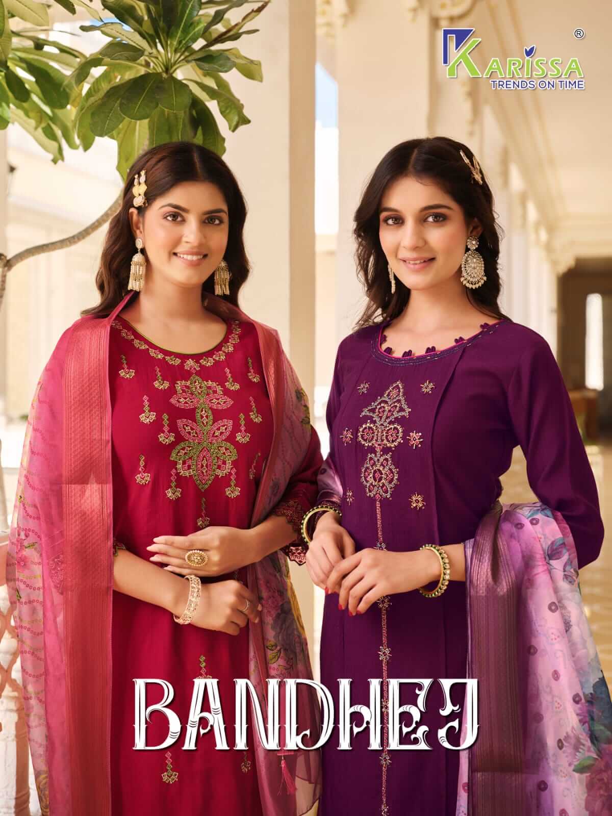 Karissa Bandhej Churidar Salwar Suits Catalog collection 2