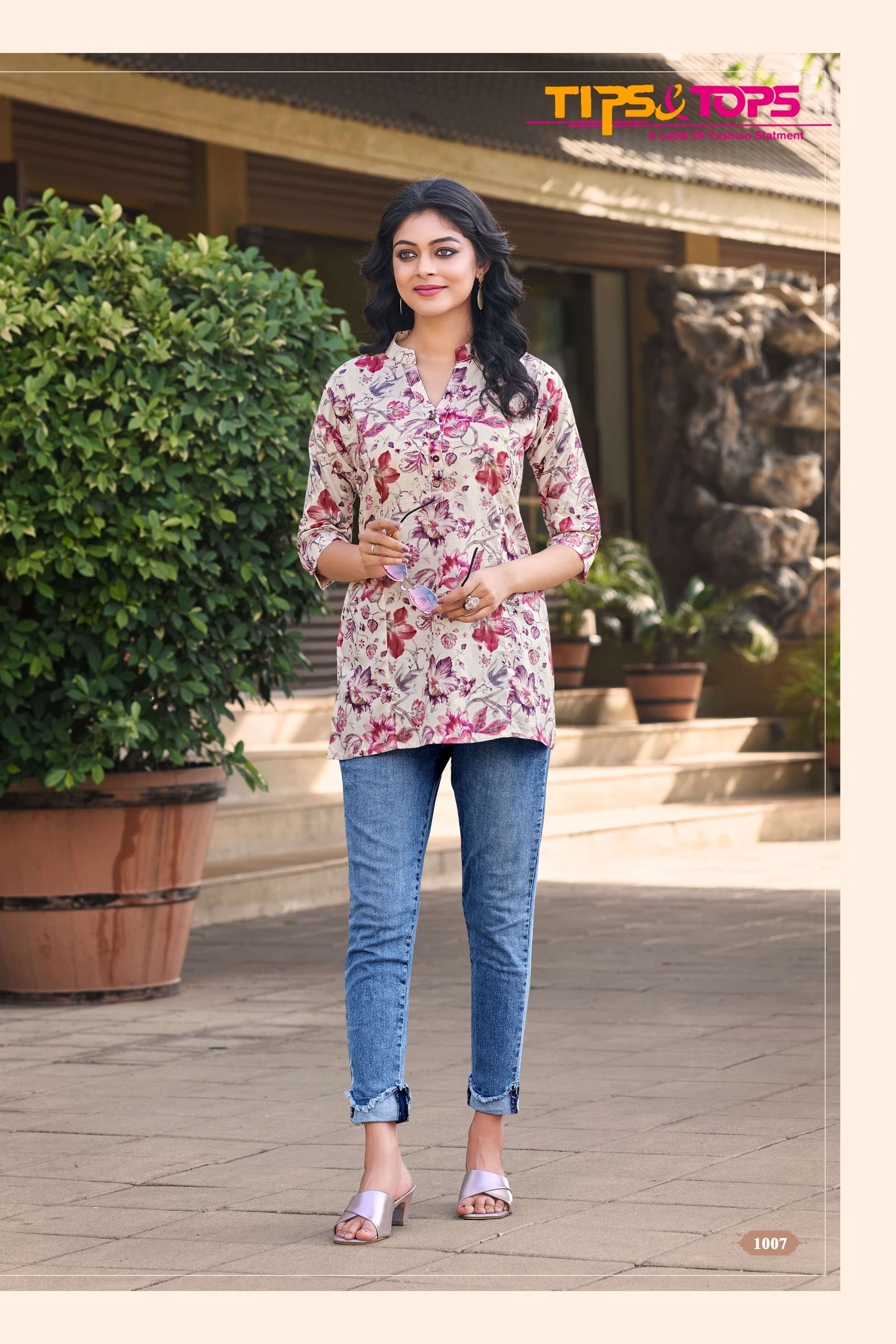 Tips And Tops Cotton Shorties Vol 4 Ladies Tops Catalog collection 6