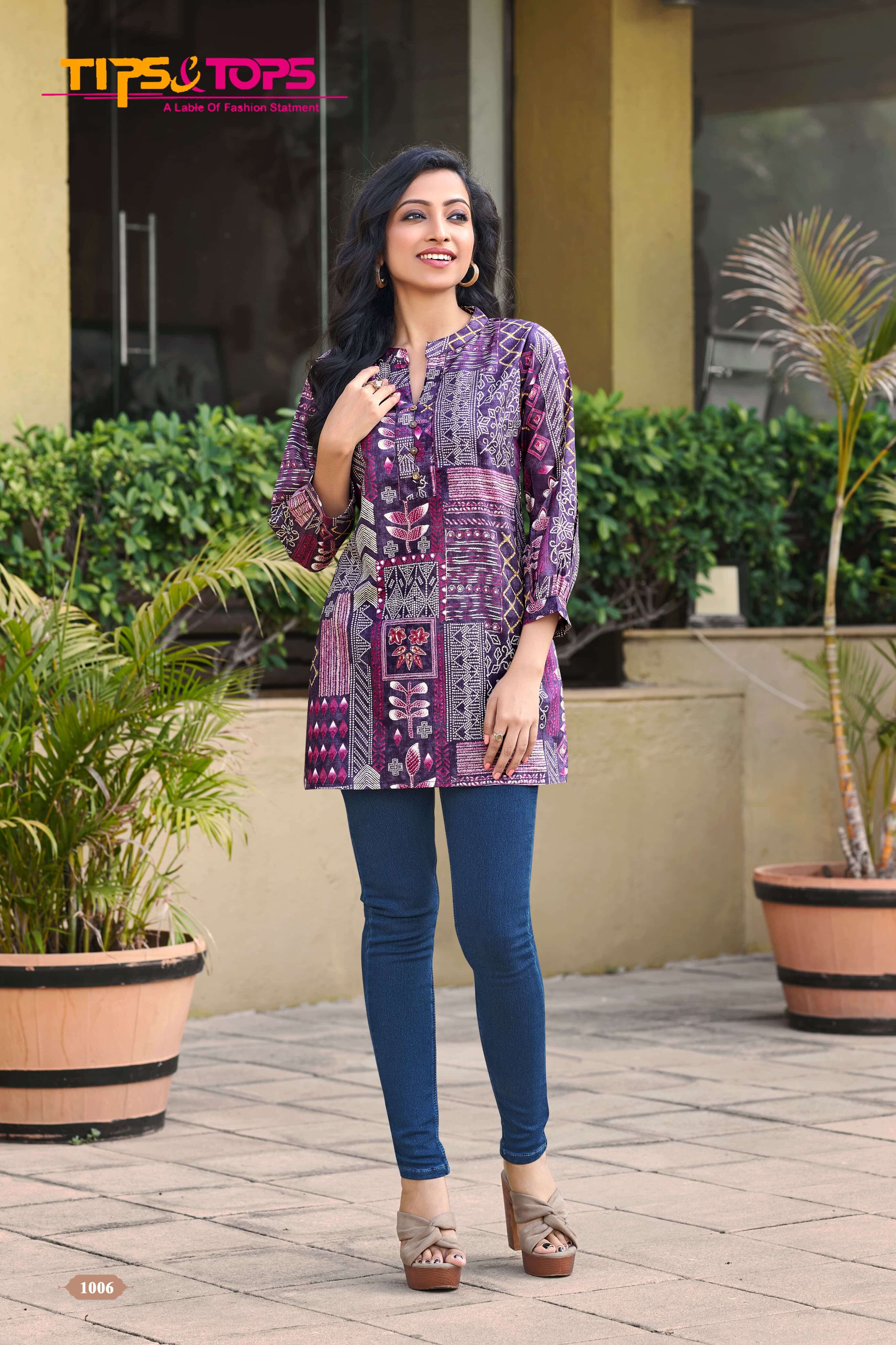 Tips And Tops Cotton Shorties Vol 4 Ladies Tops Catalog collection 3
