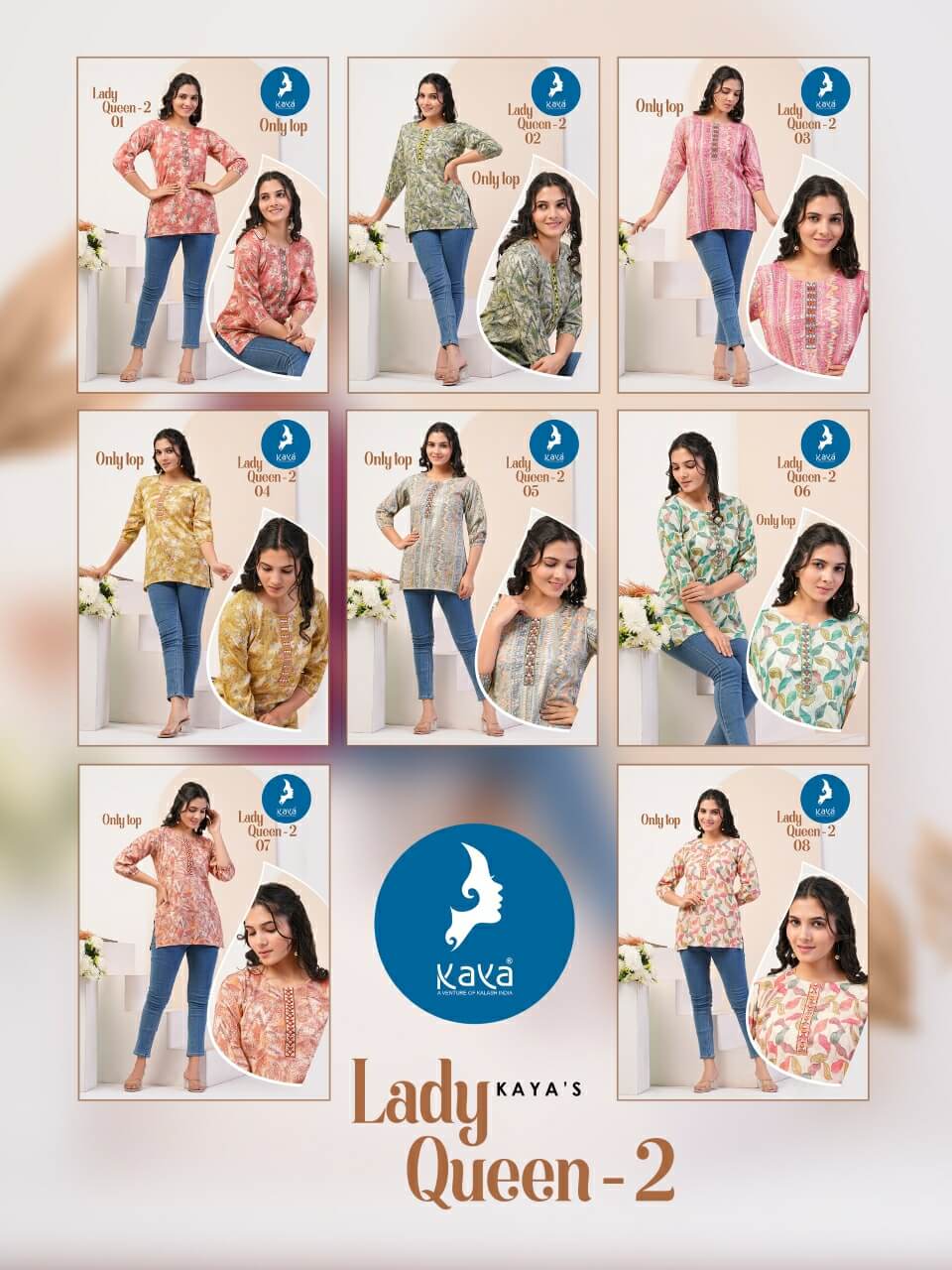 Kaya Lady Queen Vol 2 Ladies Tops Catalog collection 10