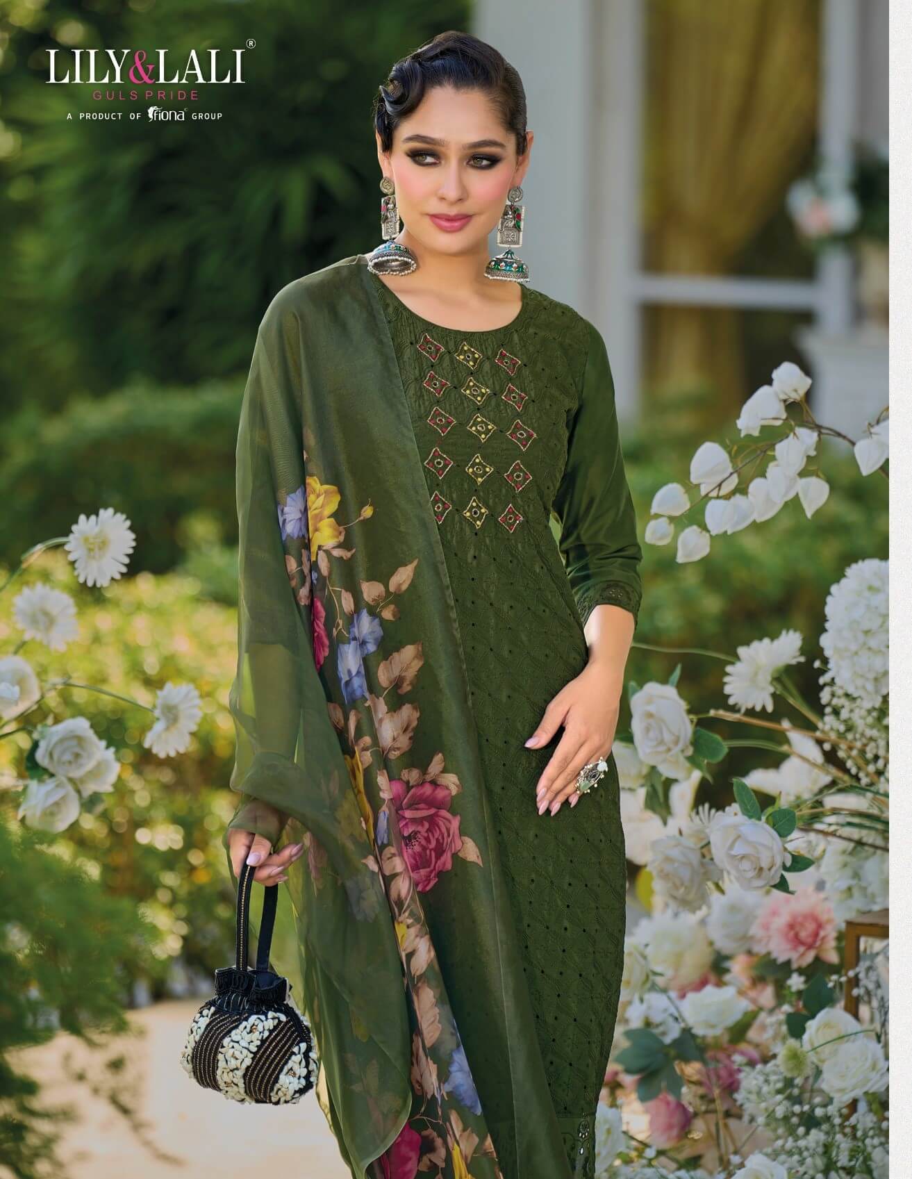 Lily And Lali Karachi Designer Wedding Party Salwar Suits collection 5