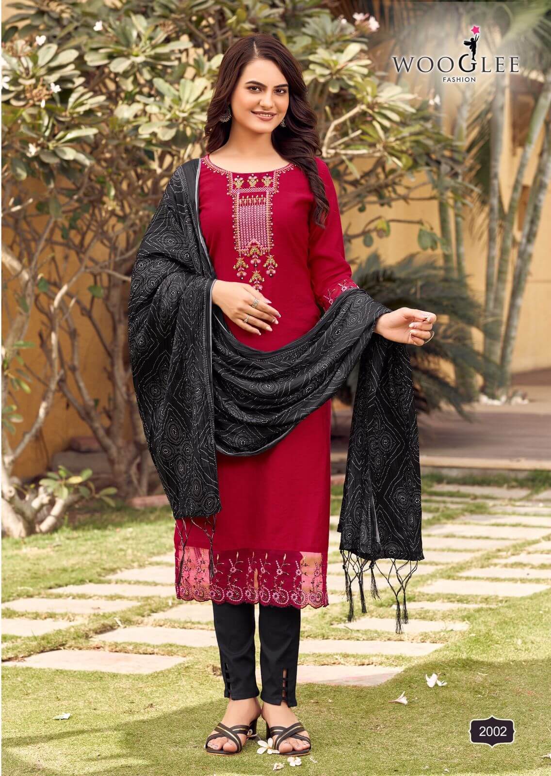 Wooglee Sagaai Embroidery Salwar Kameez Catalog collection 7