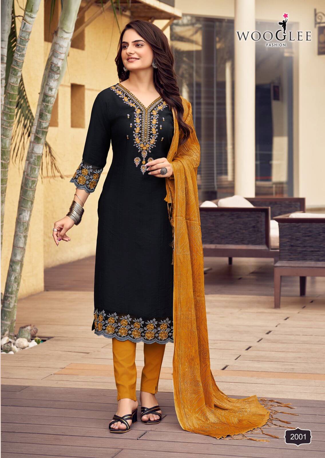 Wooglee Sagaai Embroidery Salwar Kameez Catalog collection 8