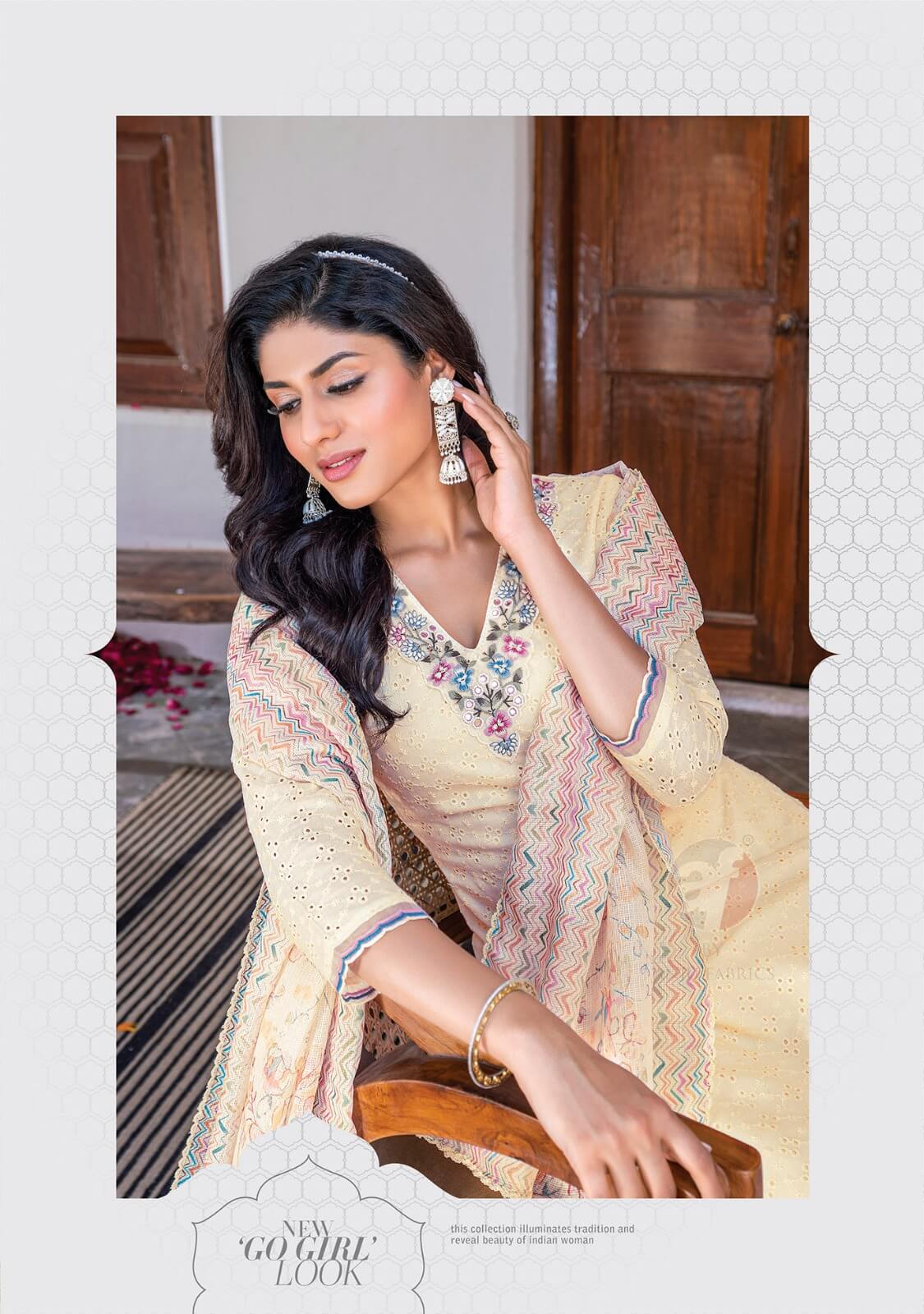 Anju Fabrics Rich Lady Cotton Salwar Kameez Catalog collection 3