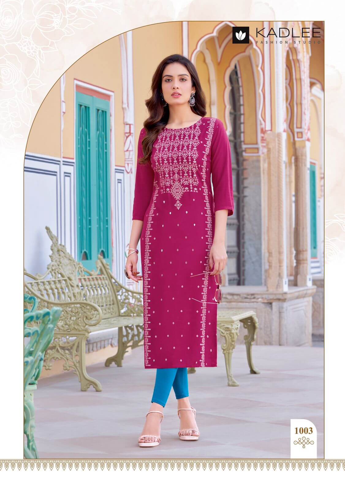 Kadlee Gold Coin Rayon Kurti Catalog collection 4