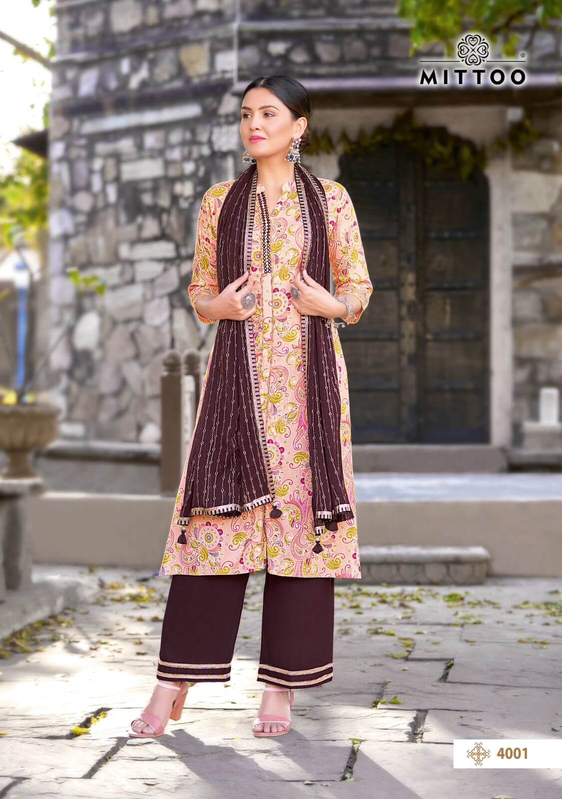 Mittoo Kesha Kurti Palazzo Dupatta Set Catalog collection 3