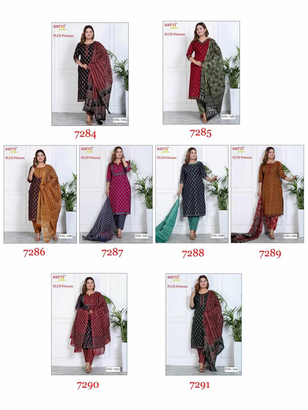 Aarvi Fashions Plus Princess Readymade Dress Catalog collection 9