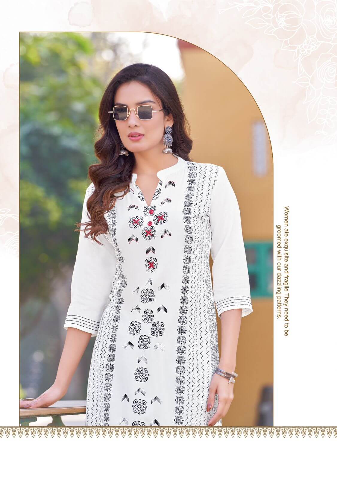 Kadlee Gold Coin Rayon Kurti Catalog collection 2