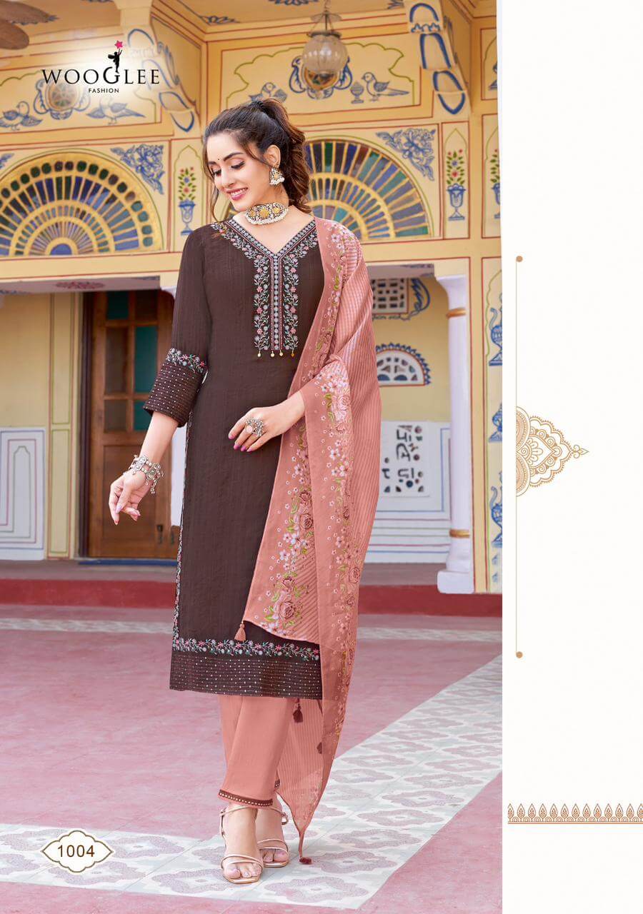 Wooglee Fashion Saarika Embroidery Salwar Kameez collection 3