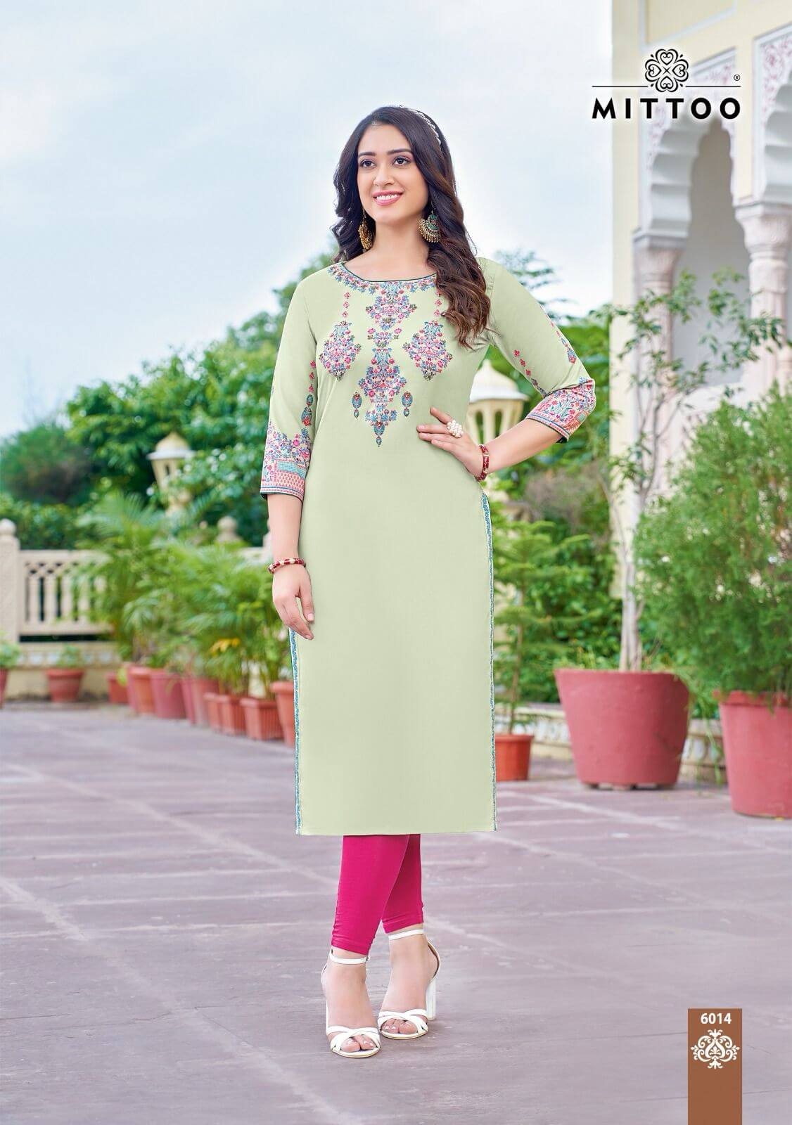 Mittoo Rihana Vol 3 Rayon Kurti Catalog collection 1