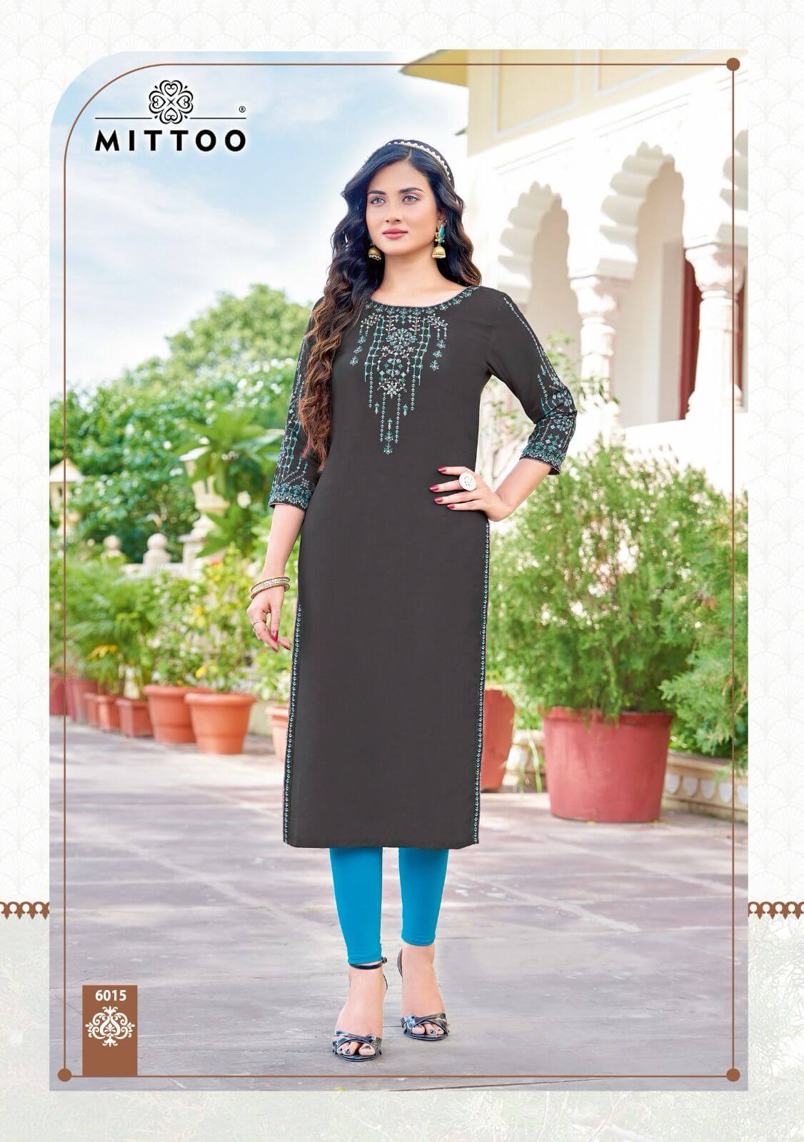 Mittoo Rihana Vol 3 Rayon Kurti Catalog collection 7