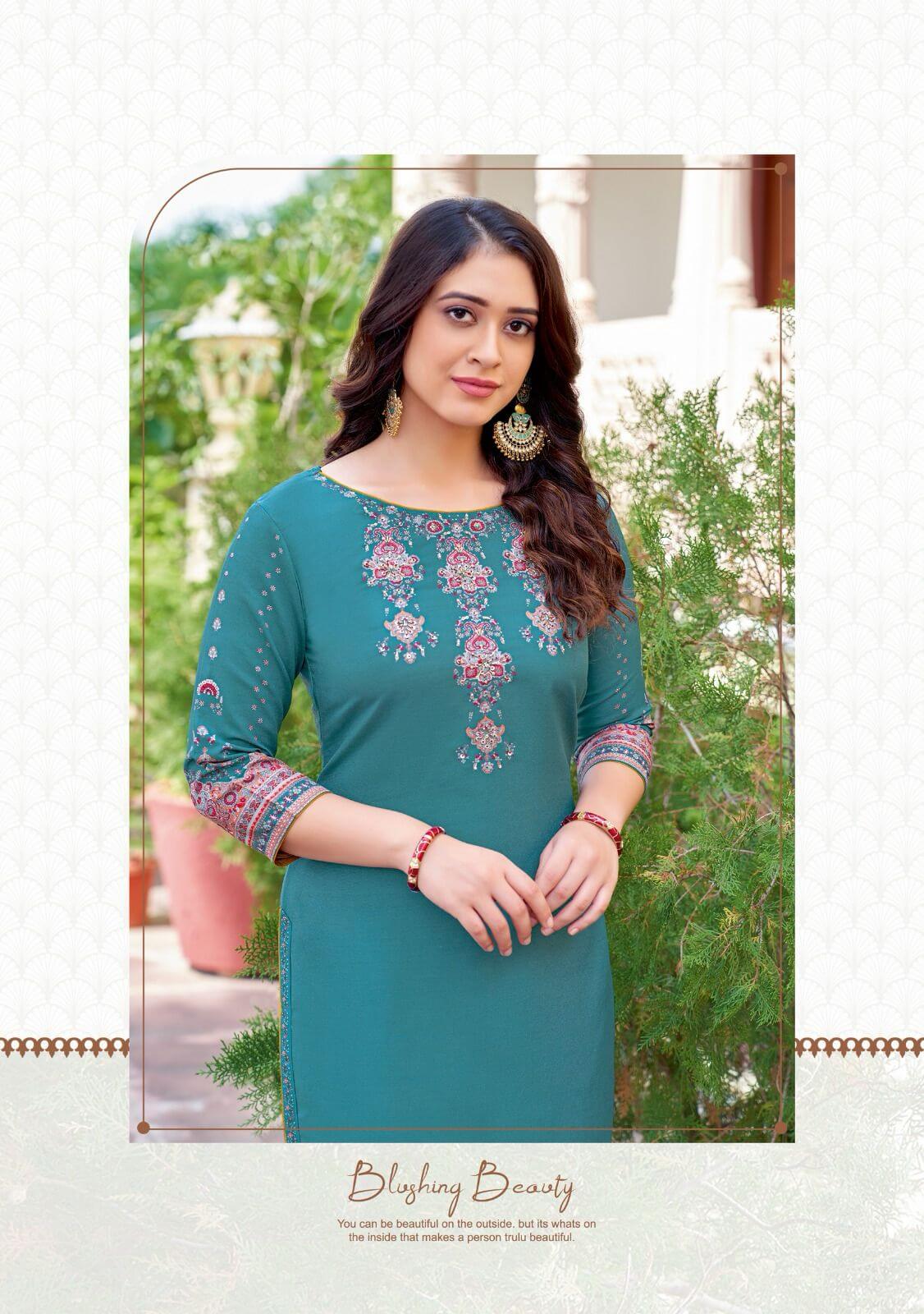 Mittoo Rihana Vol 3 Rayon Kurti Catalog collection 10