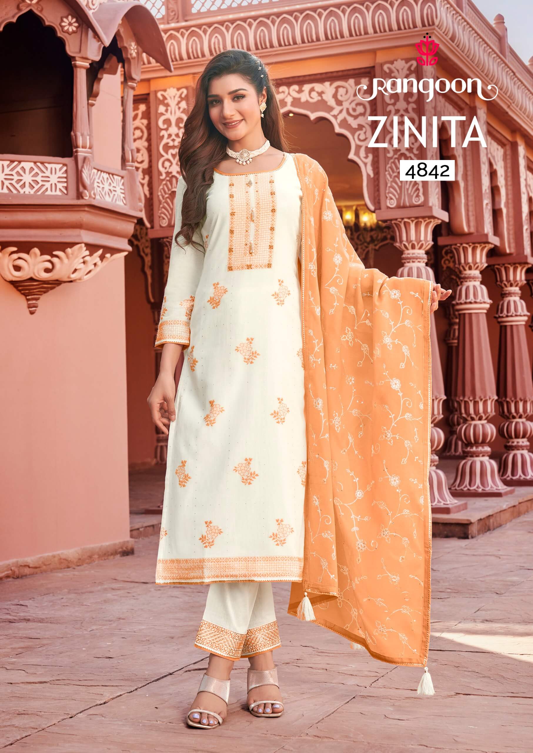 Rangoon Zinita Cotton Salwar Kameez Catalog at Wholesale Rate collection 5