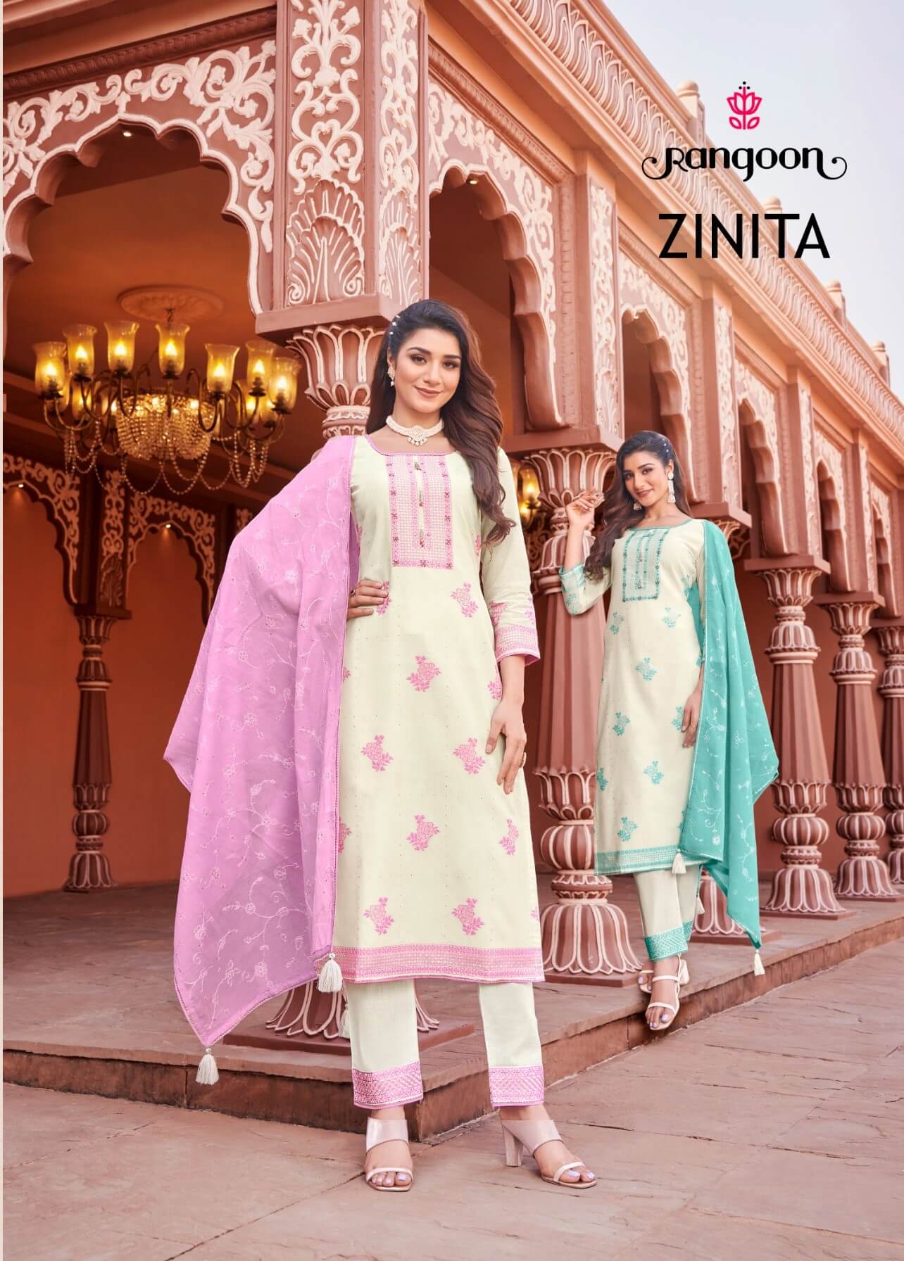 Rangoon Zinita Cotton Salwar Kameez Catalog at Wholesale Rate collection 1