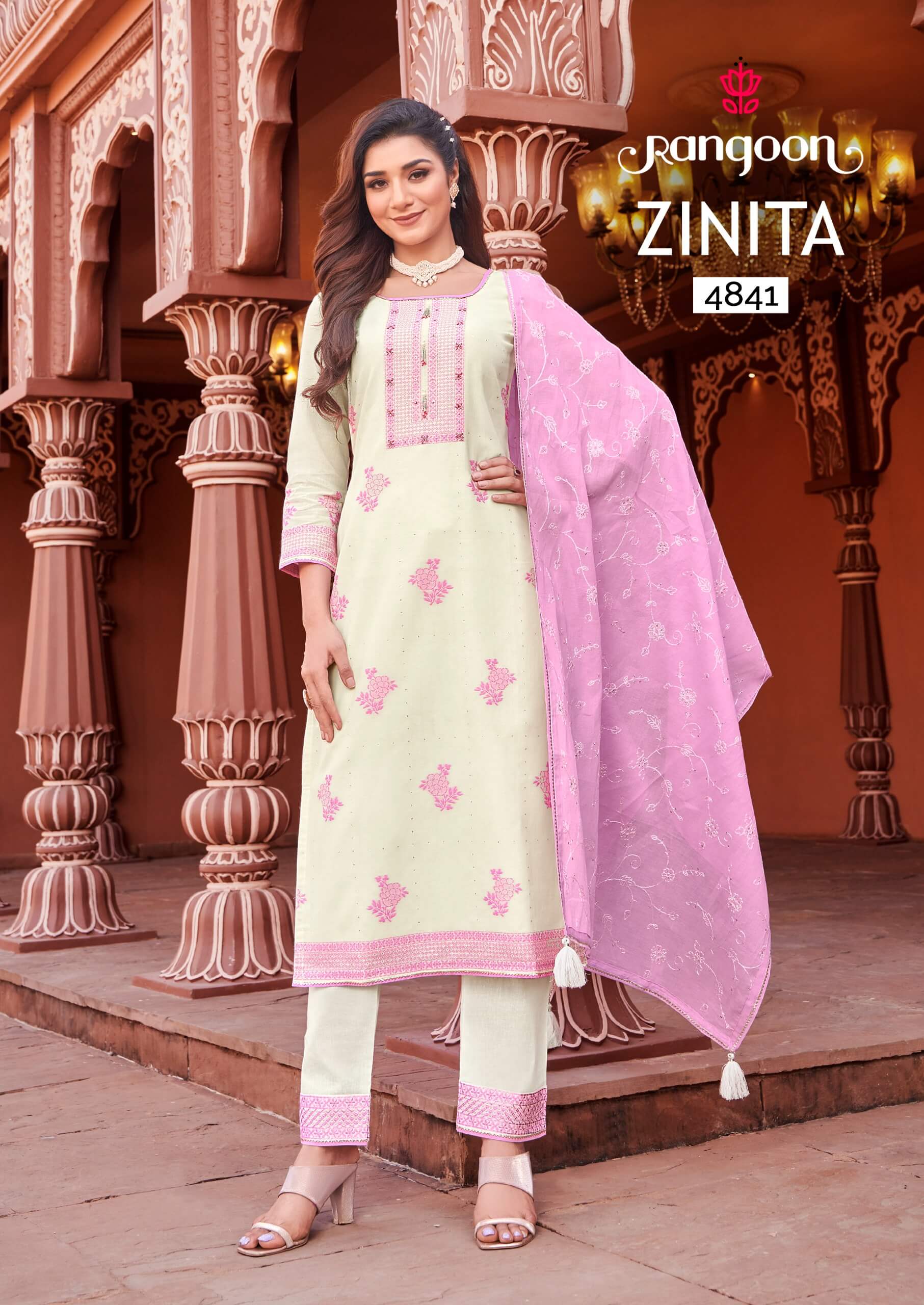 Rangoon Zinita Cotton Salwar Kameez Catalog at Wholesale Rate collection 4