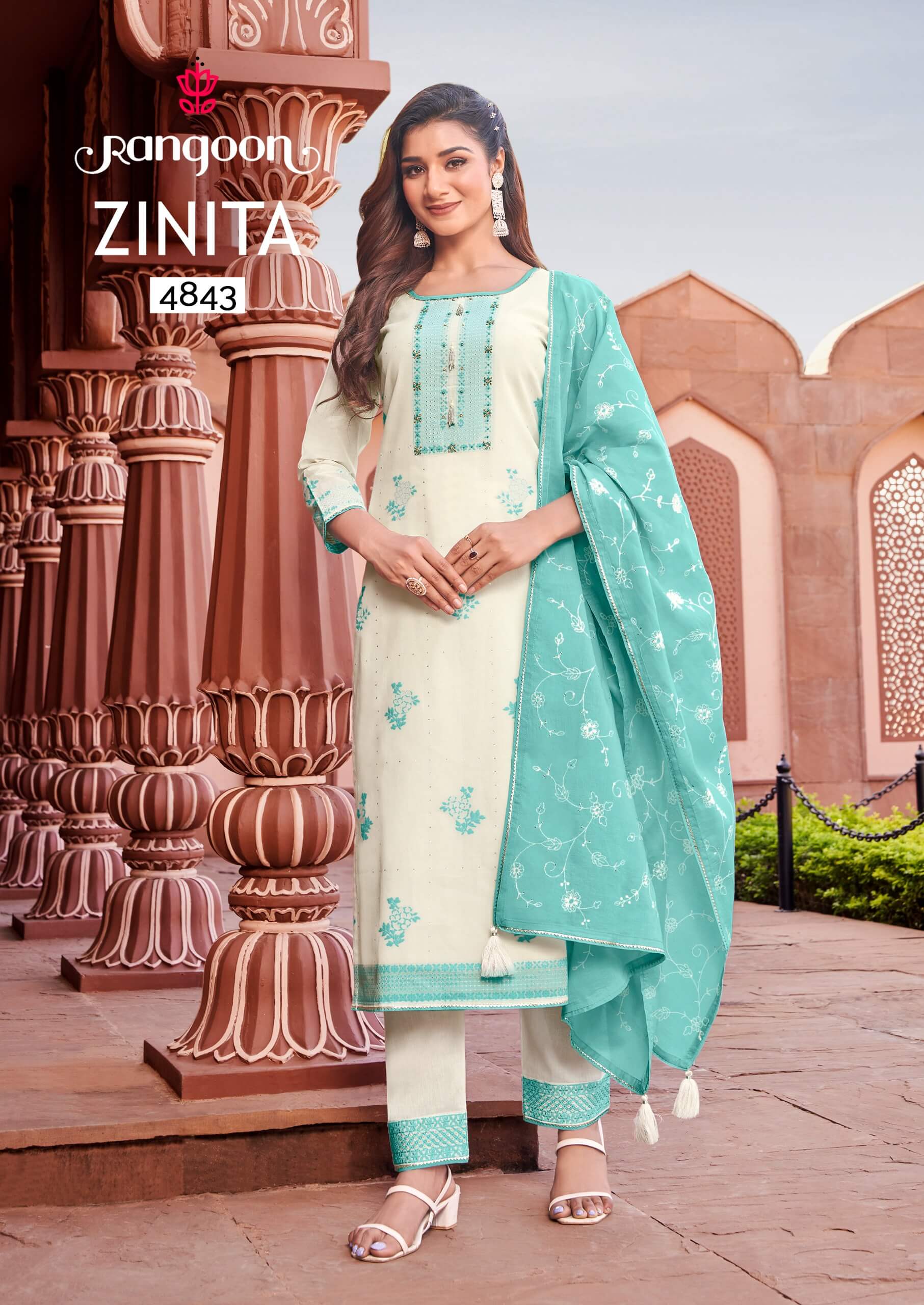 Rangoon Zinita Cotton Salwar Kameez Catalog at Wholesale Rate collection 3
