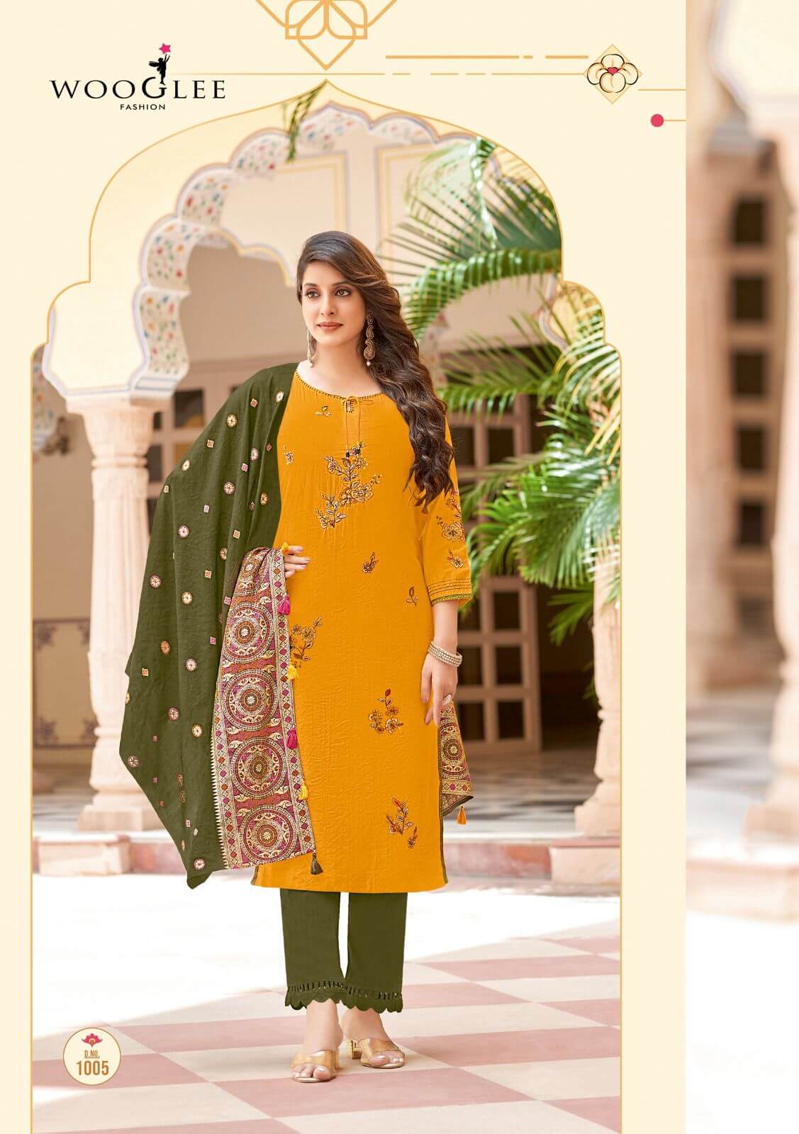 Wooglee Fashion Raksha Churidar Salwar Suits Catalog collection 5