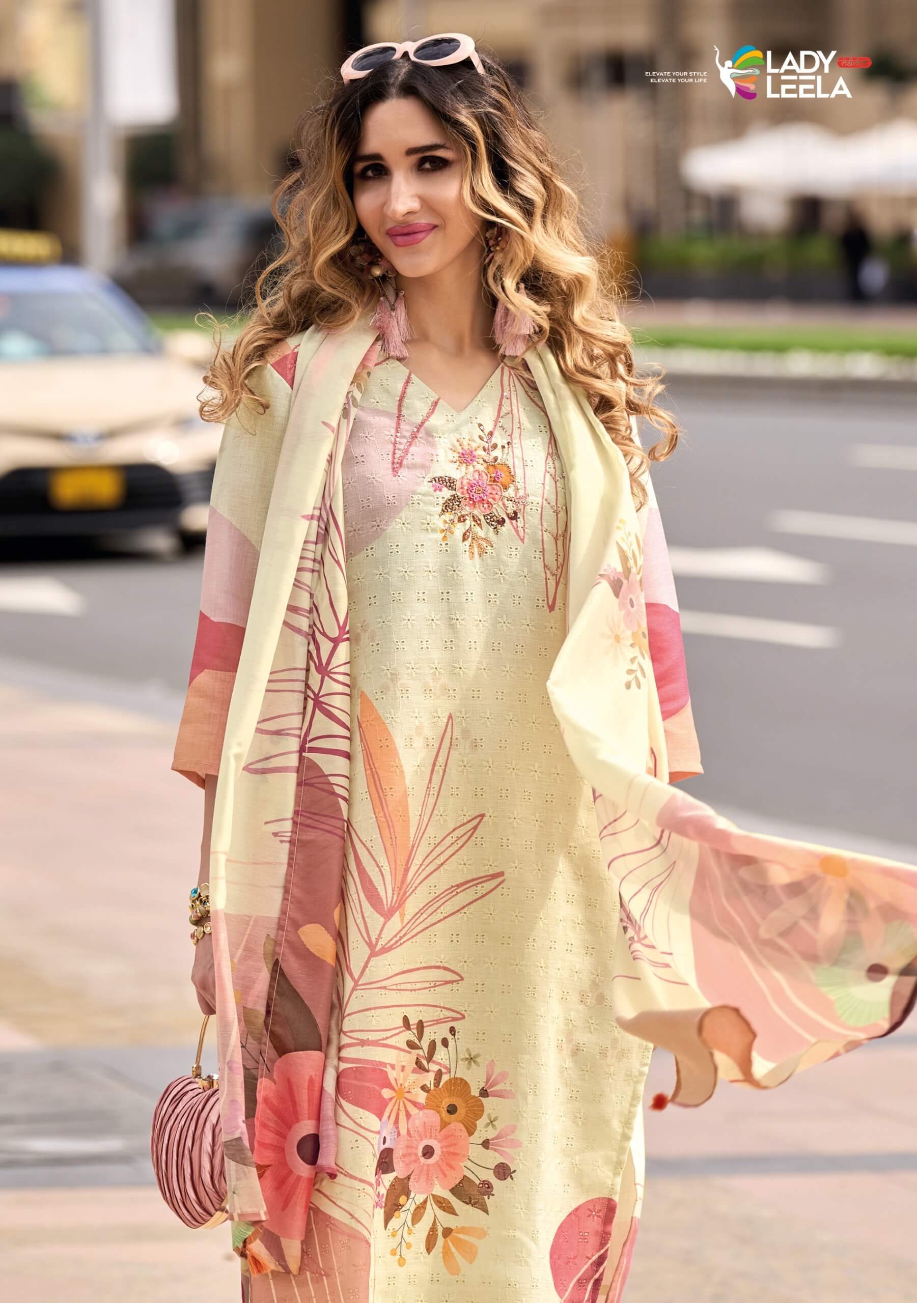 Lady Leela Summer Pastels Printed Salwar Kameez collection 2