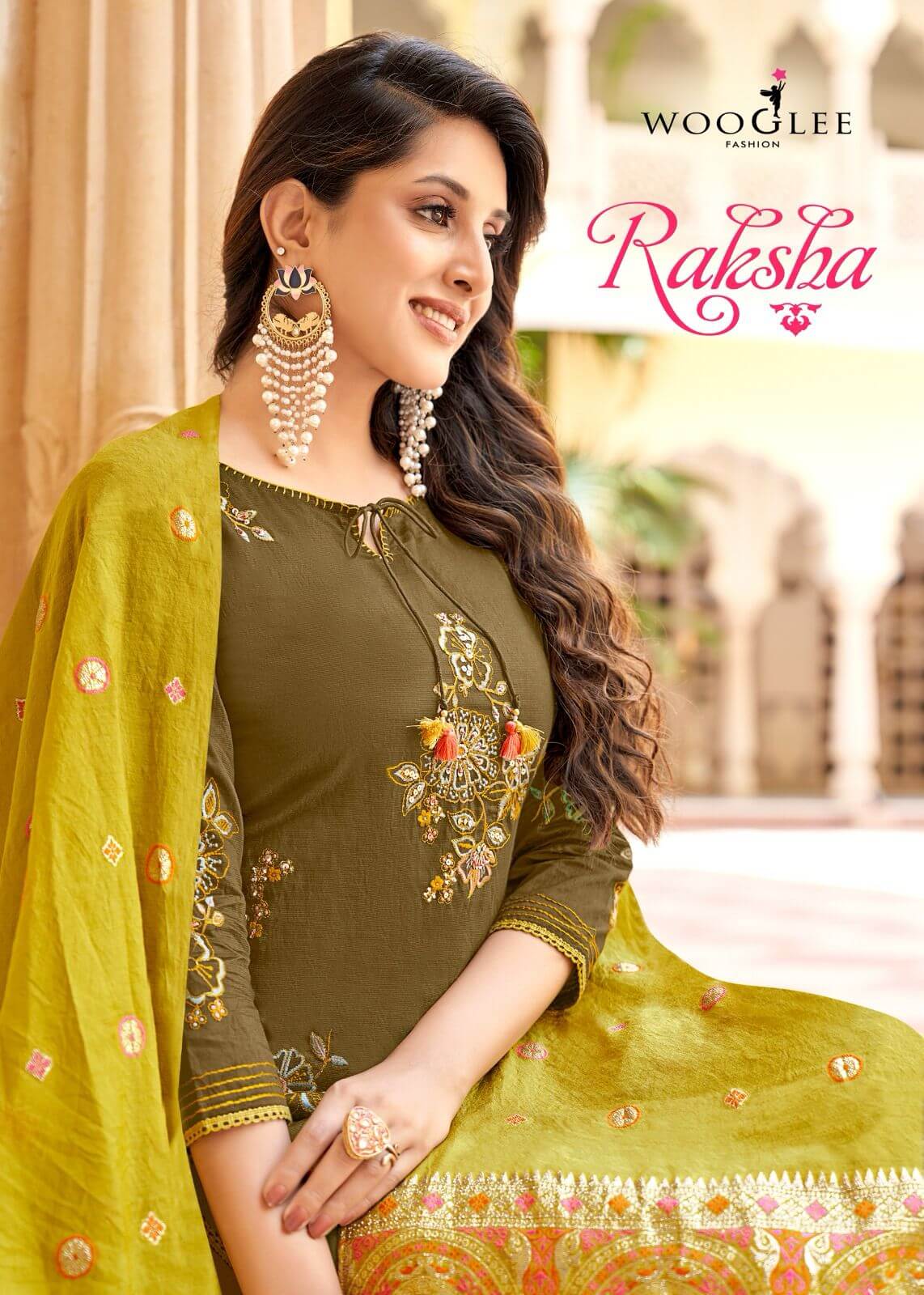 Wooglee Fashion Raksha Churidar Salwar Suits Catalog collection 11