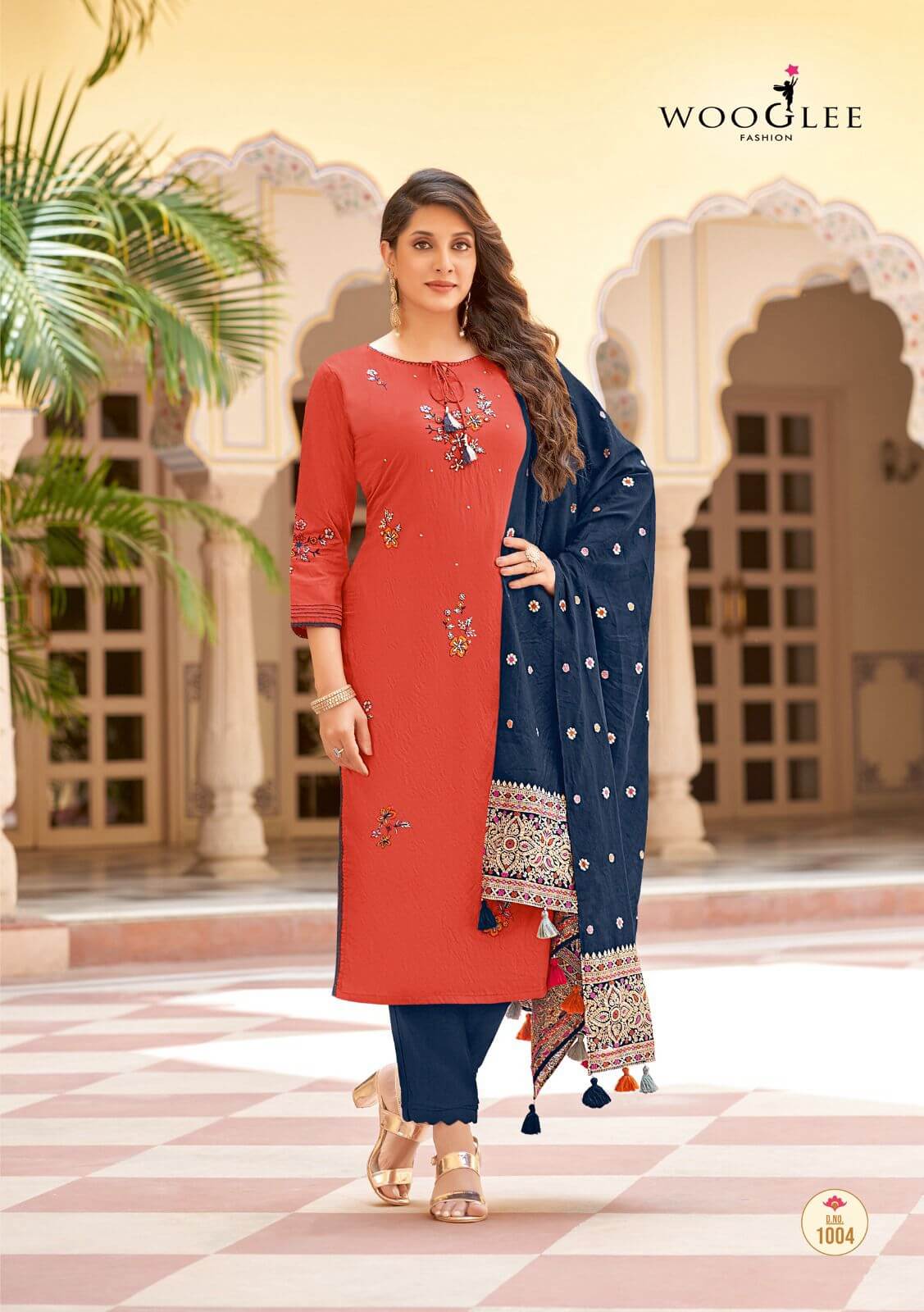 Wooglee Fashion Raksha Churidar Salwar Suits Catalog collection 7