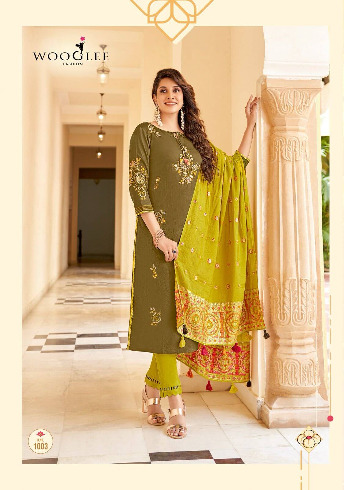 Wooglee Fashion Raksha Churidar Salwar Suits Catalog collection 6
