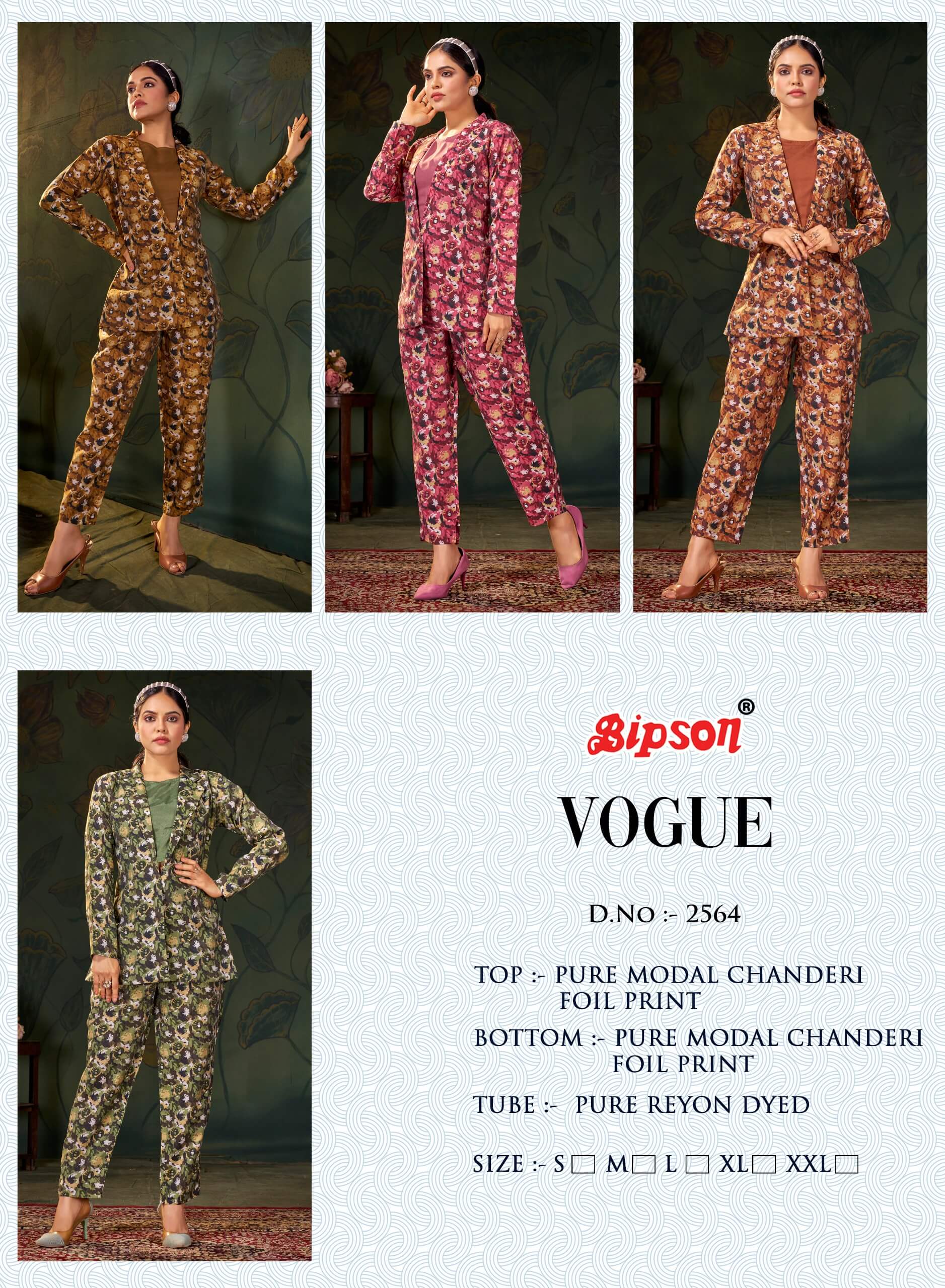 Bipson Vogue Co Ord Set Catalog collection 1
