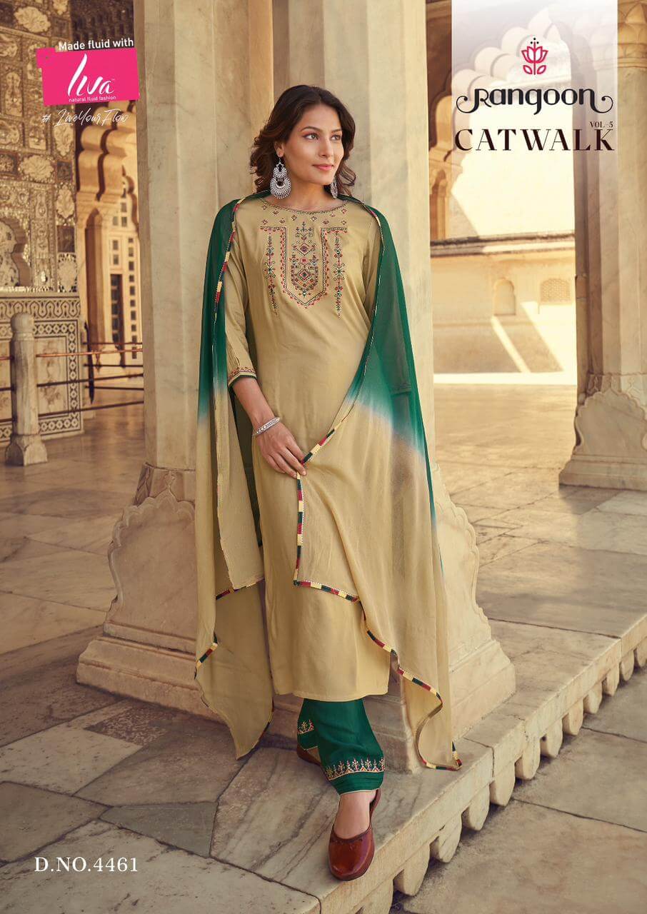 Rangoon Catwalk Vol 5 Churidar Salwar Suits Catalog collection 2