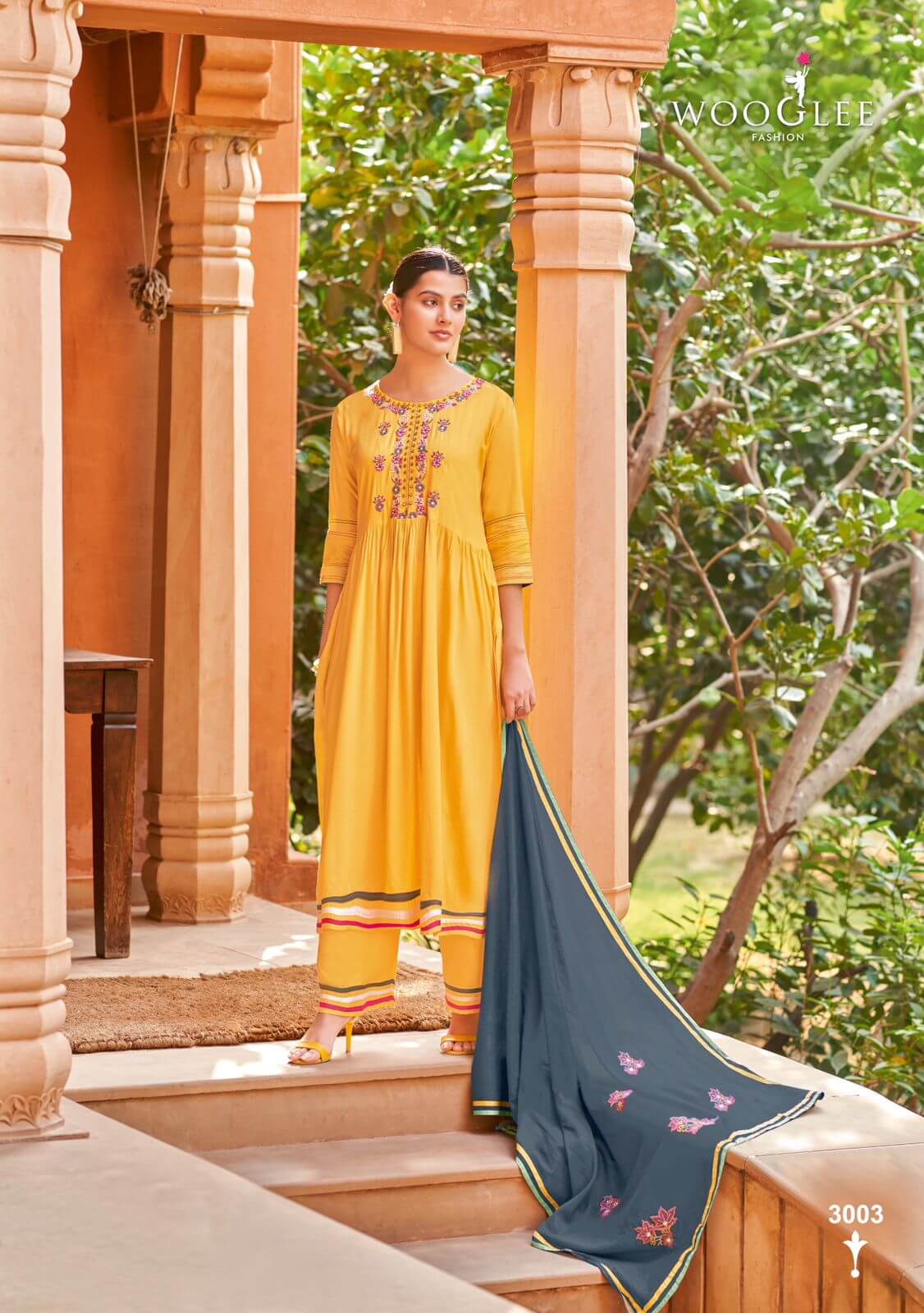 Wooglee Kalyani Embroidery Salwar Kameez Catalog collection 5