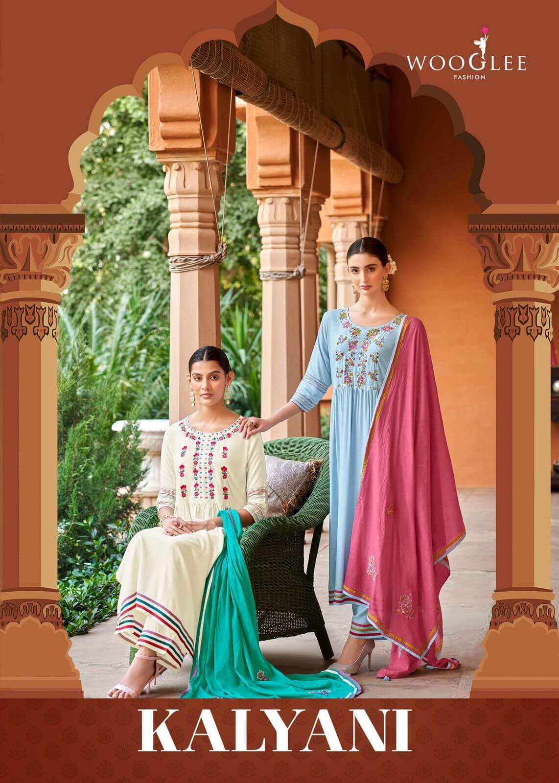 Wooglee Kalyani Embroidery Salwar Kameez Catalog collection 2