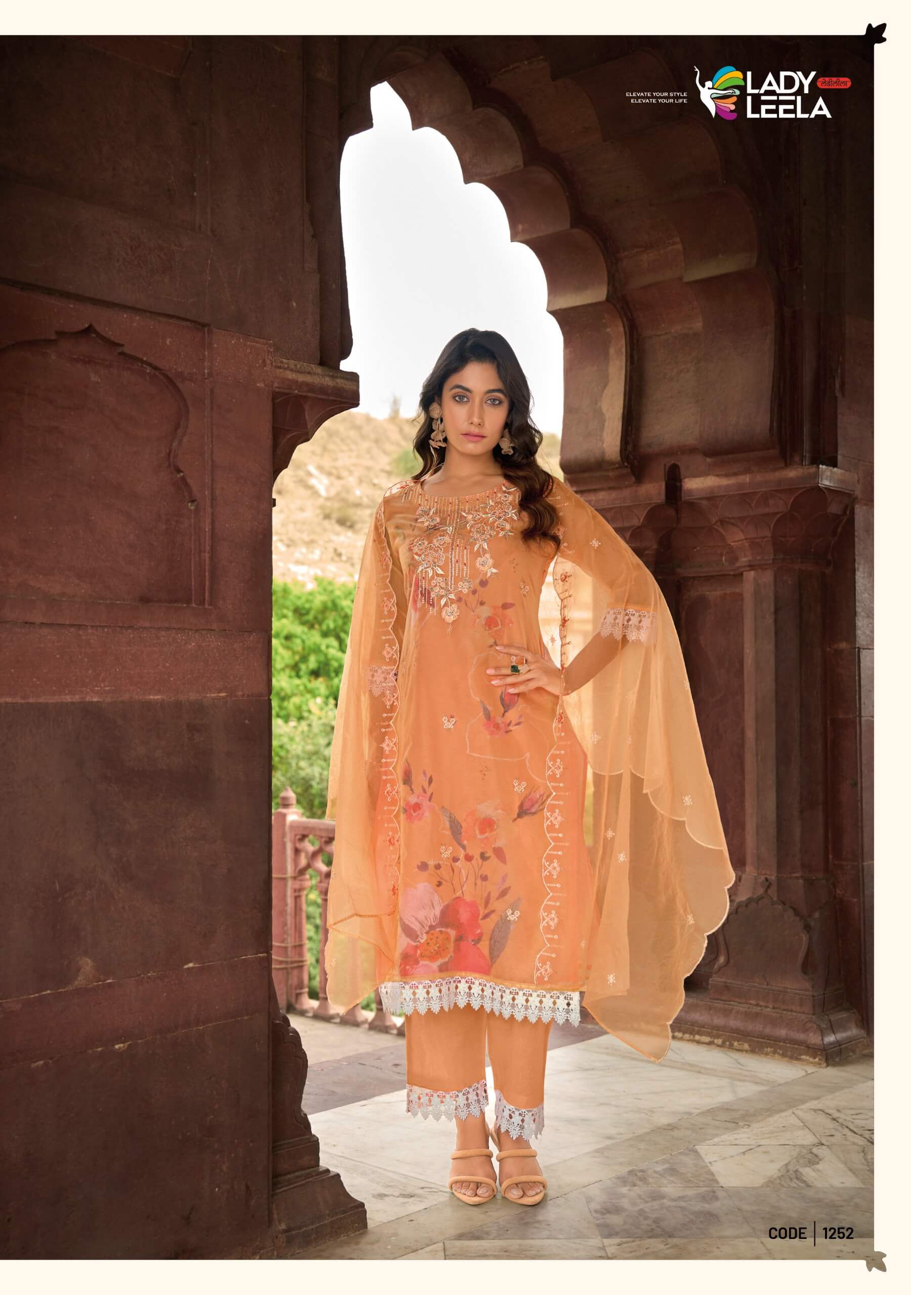 Lady Leela Summer Spring Embroidery  Salwar Kameez Catalog collection 7