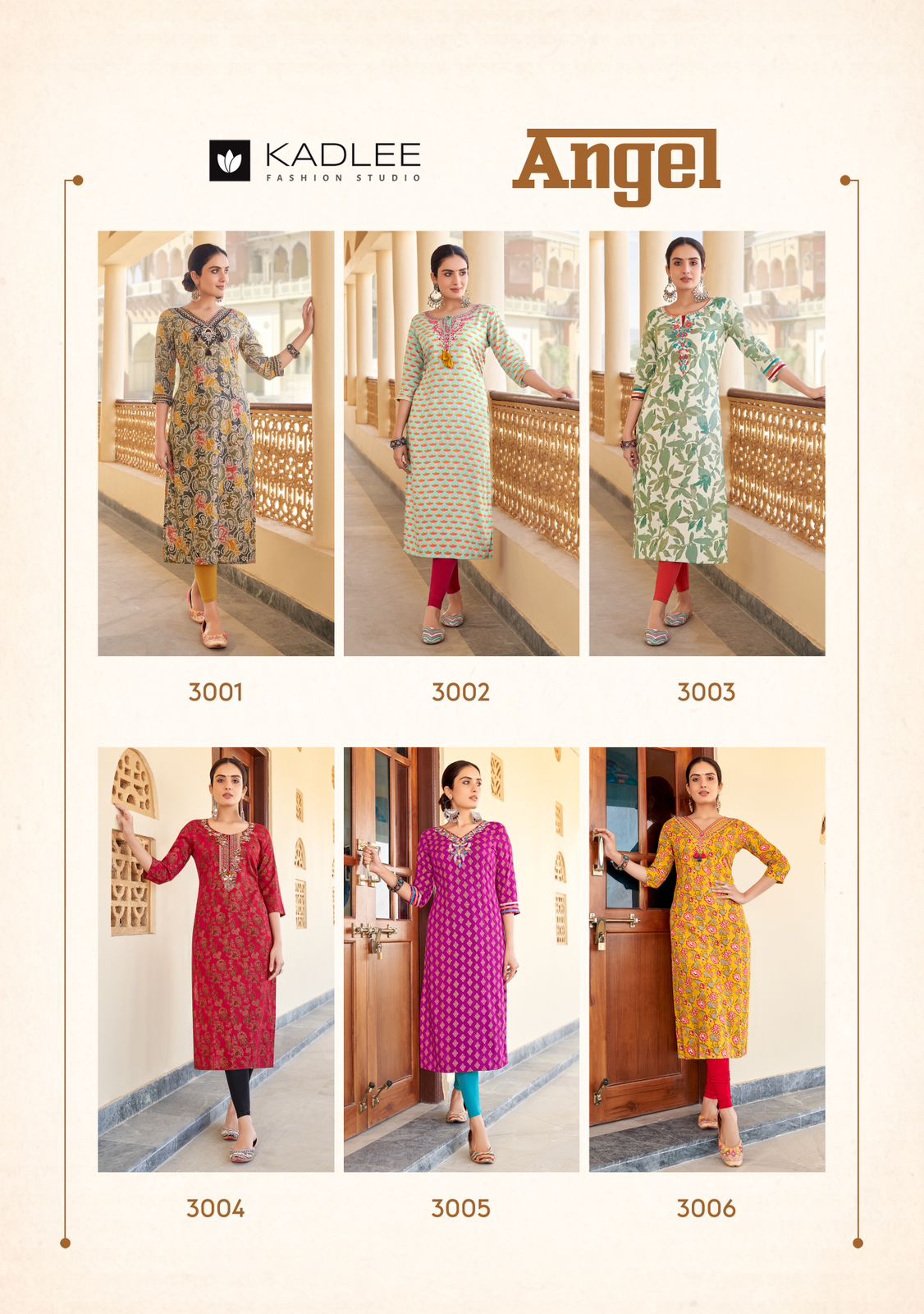 Kadlee Angel Rayon Kurti Catalog collection 3