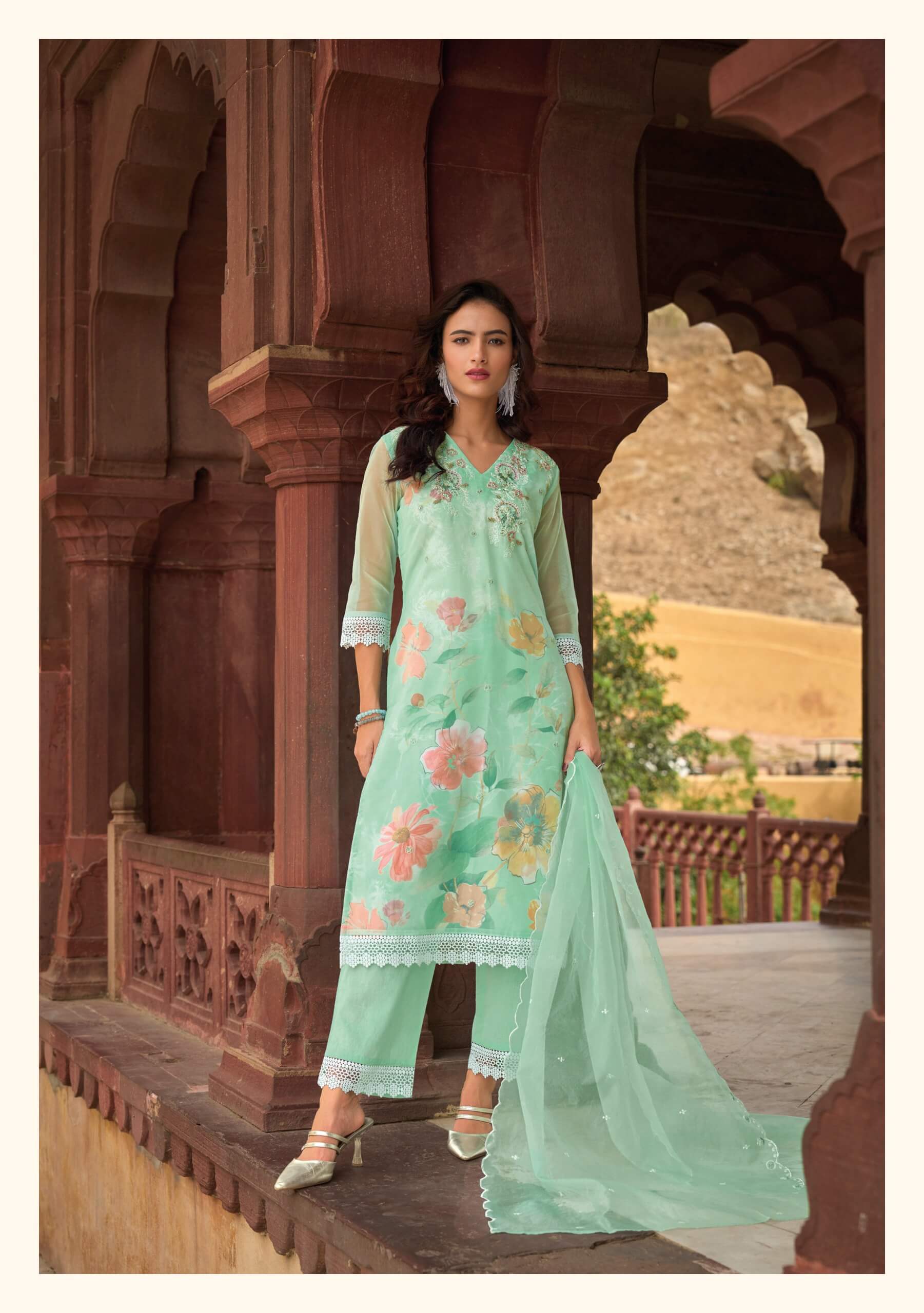 Lady Leela Summer Spring Embroidery  Salwar Kameez Catalog collection 8