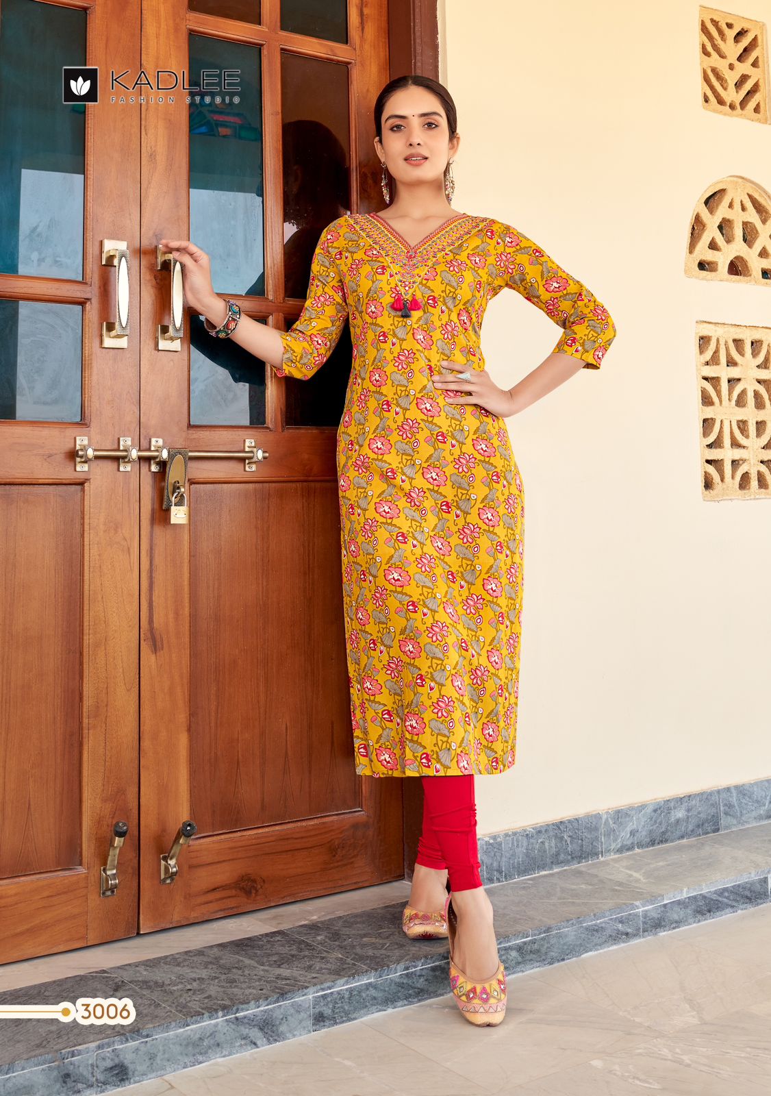 Kadlee Angel Rayon Kurti Catalog collection 9