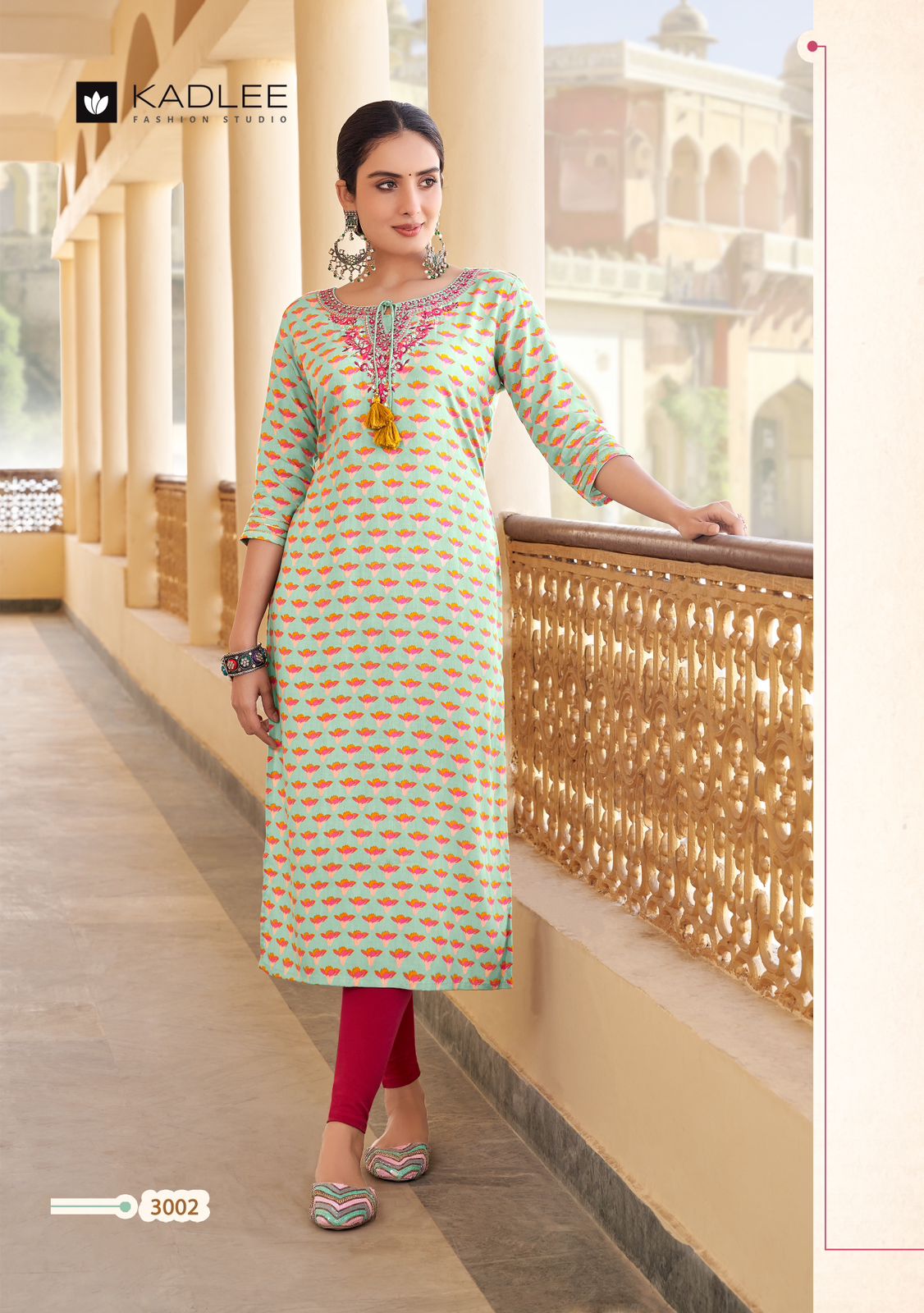 Kadlee Angel Rayon Kurti Catalog collection 10