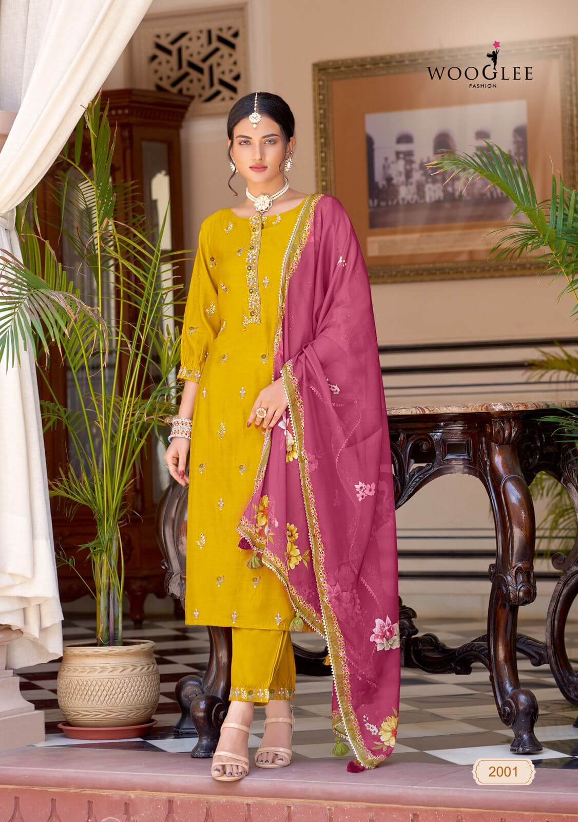 Wooglee Navyaa Embroidery Salwar Kameez Catalog collection 6