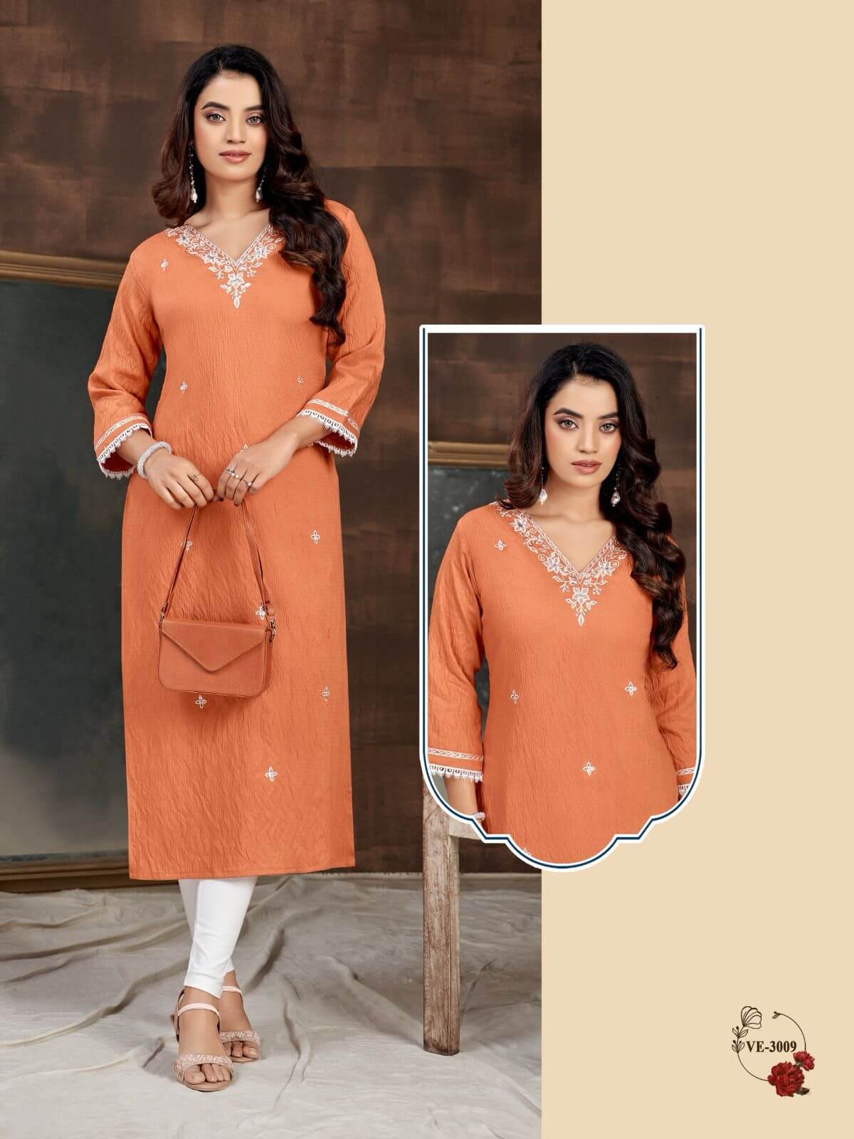 Ladies Flavour Embroidery Kurti Size Set collection 2